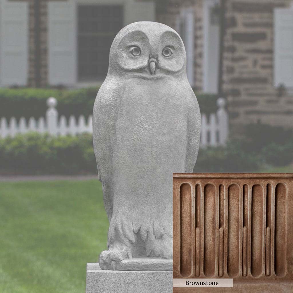 Dr. Hoo Statue - Handcrafted Home Decor & Garden Sculpture | Campania International | Perfect for Indoor & Outdoor Decor, Gifts, and Feng Shui