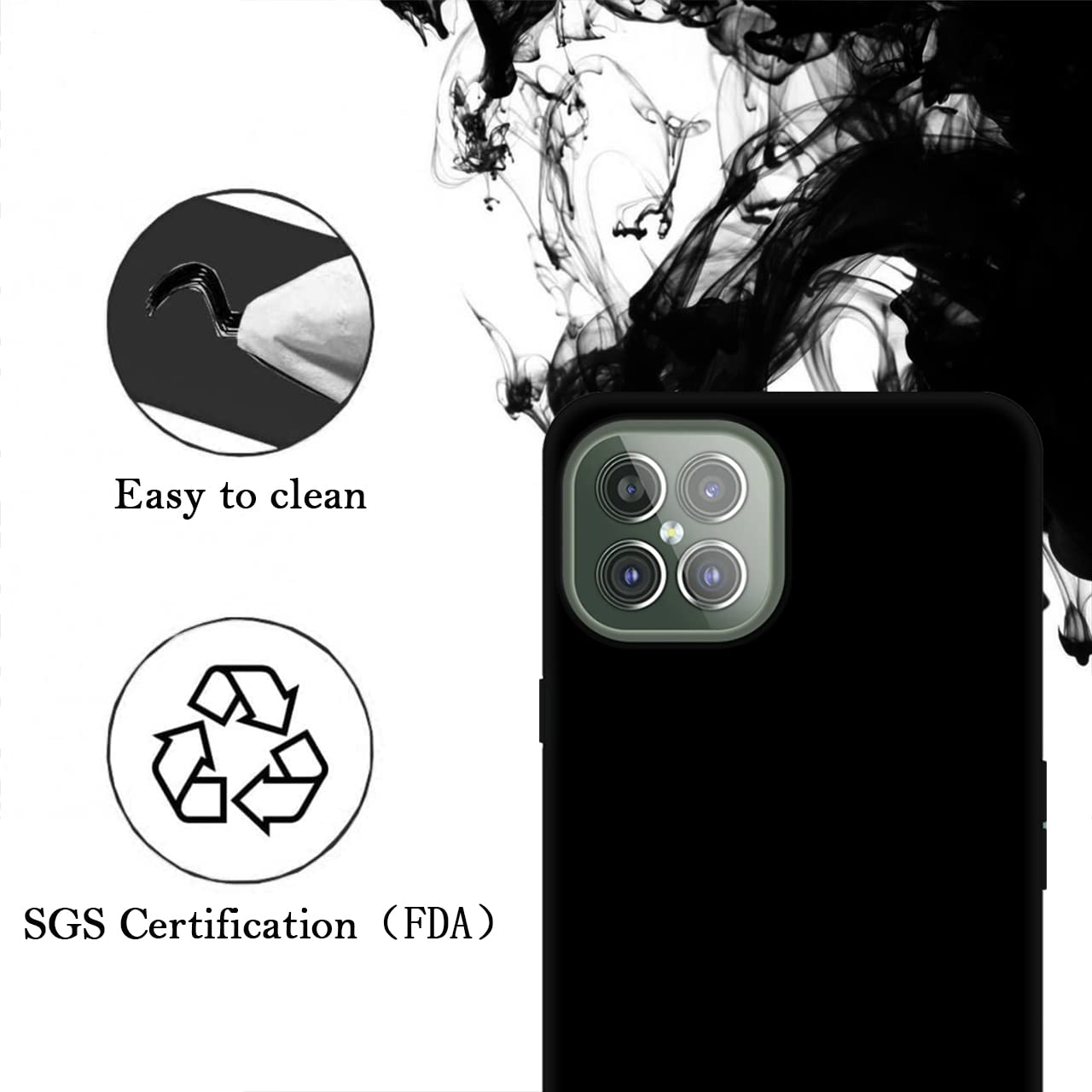 Custom Personalized Photo & Text Name Phone Case for CUBOT C30 - Anti-Scratch Soft TPU Protective Cover (Black) - Perfect for Daily Use, Travel & Gift Giving
