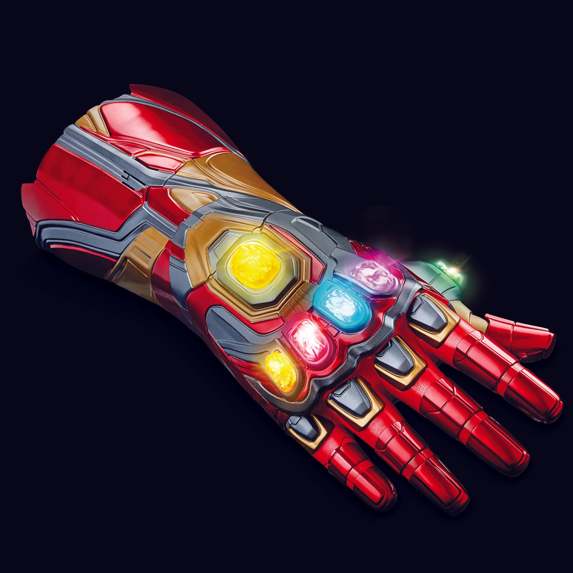 Marvel Legends Series Iron Man Nano Gauntlet - Articulated Electronic Fist with LED Lights | Collectible Action Figure for Marvel Fans, Cosplay & Display
