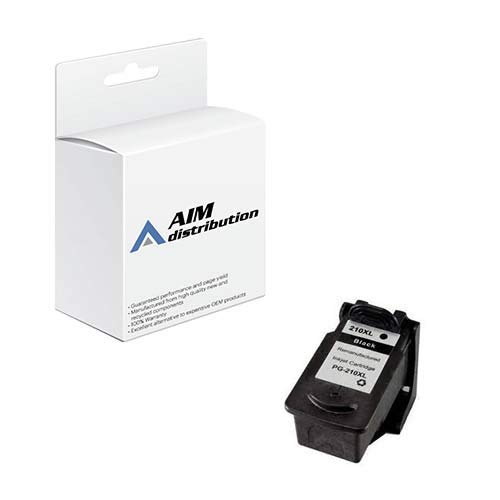 Generic AIM Compatible Replacement Ink Cartridge for Canon PG-210XL - High Capacity Black Ink (400 Page Yield) | Perfect for Home Office Printing, School Projects & Small Business Documents