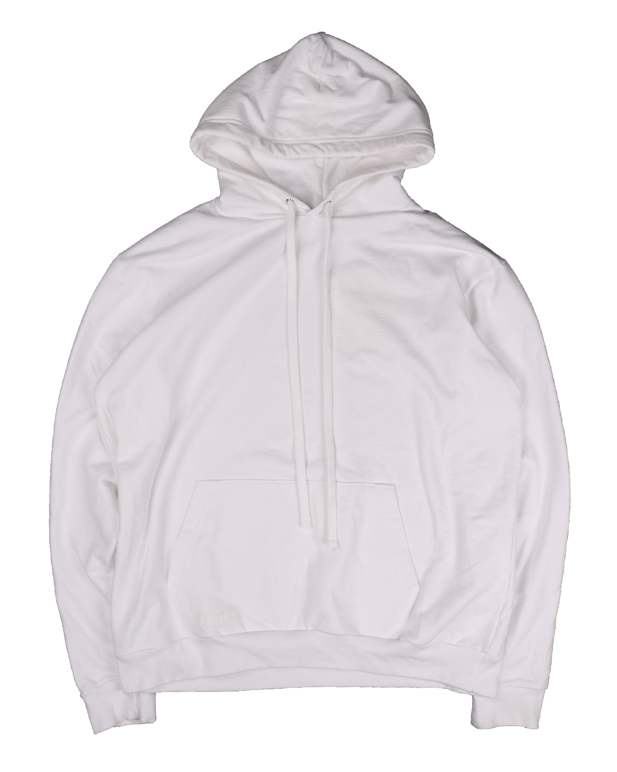 Glow In The Dark Horseshoe Logo Hoodie - Trendy Unisex Pullover for Night Visibility | Perfect for Rave Parties, Camping & Streetwear Fashion