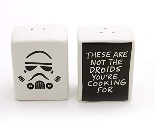 Premium Stainless Steel Trooper Salt and Pepper Shakers Set - Durable & Leak-Proof for Kitchen, Dining Table, BBQ, Camping & Gift Giving