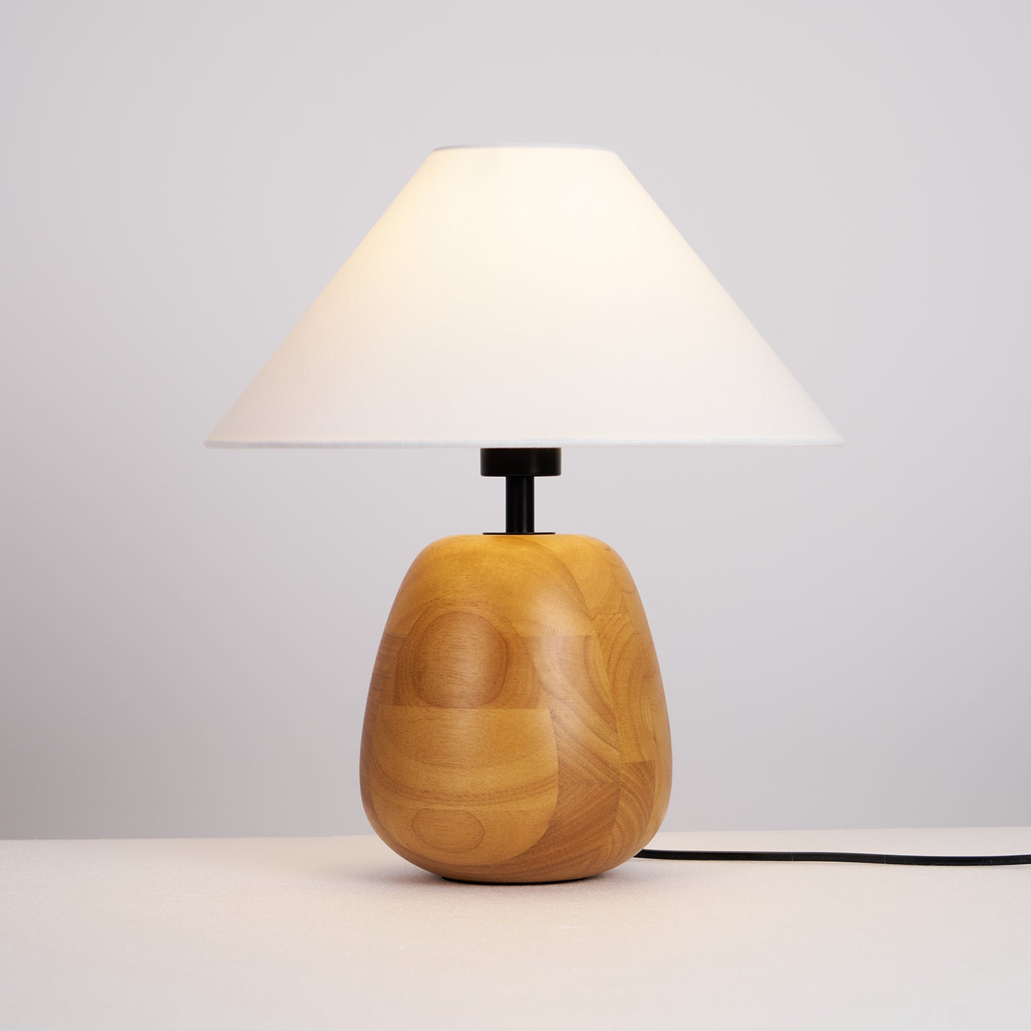 Stylish Irving Wood Table Lamp - Modern Home & Office Decor - Perfect for Bedroom, Living Room, and Study Desk Lighting