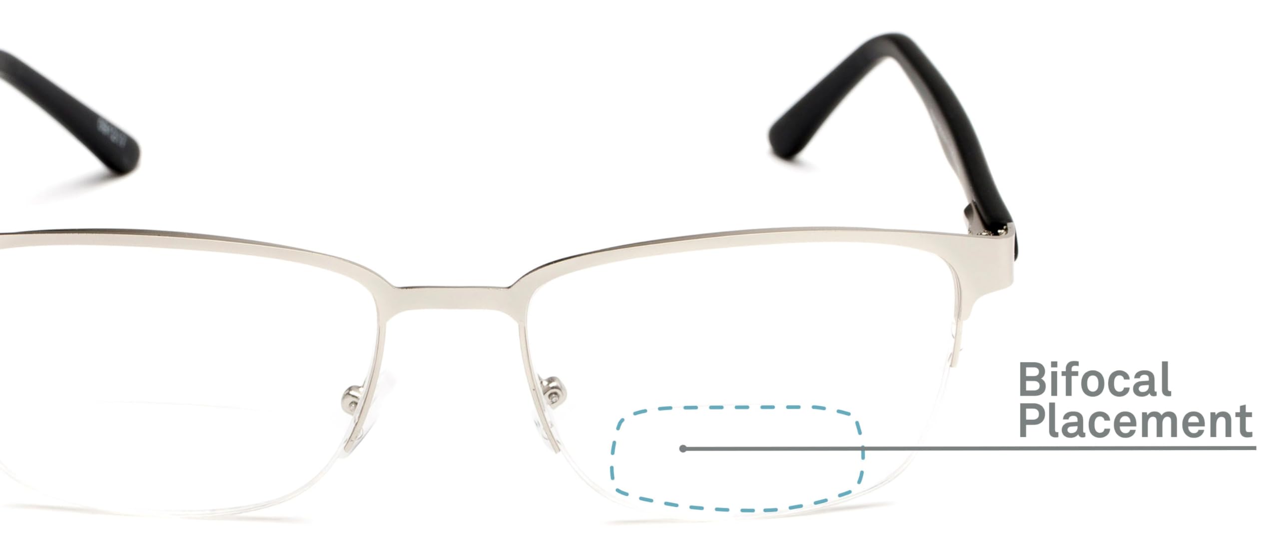 Readers.com Reading Glasses - Polk Bifocal Rectangle Style for Men & Women | Perfect for Reading, Computer Work & Daily Use