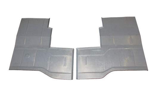 1976-1996 Jeep CJ-5 CJ-7 CJ-8 & YJ Wrangler Replacement Rear Floor Pans (Pair) - Heavy Duty Steel Body Repair Parts for Off-Road Restoration Projects