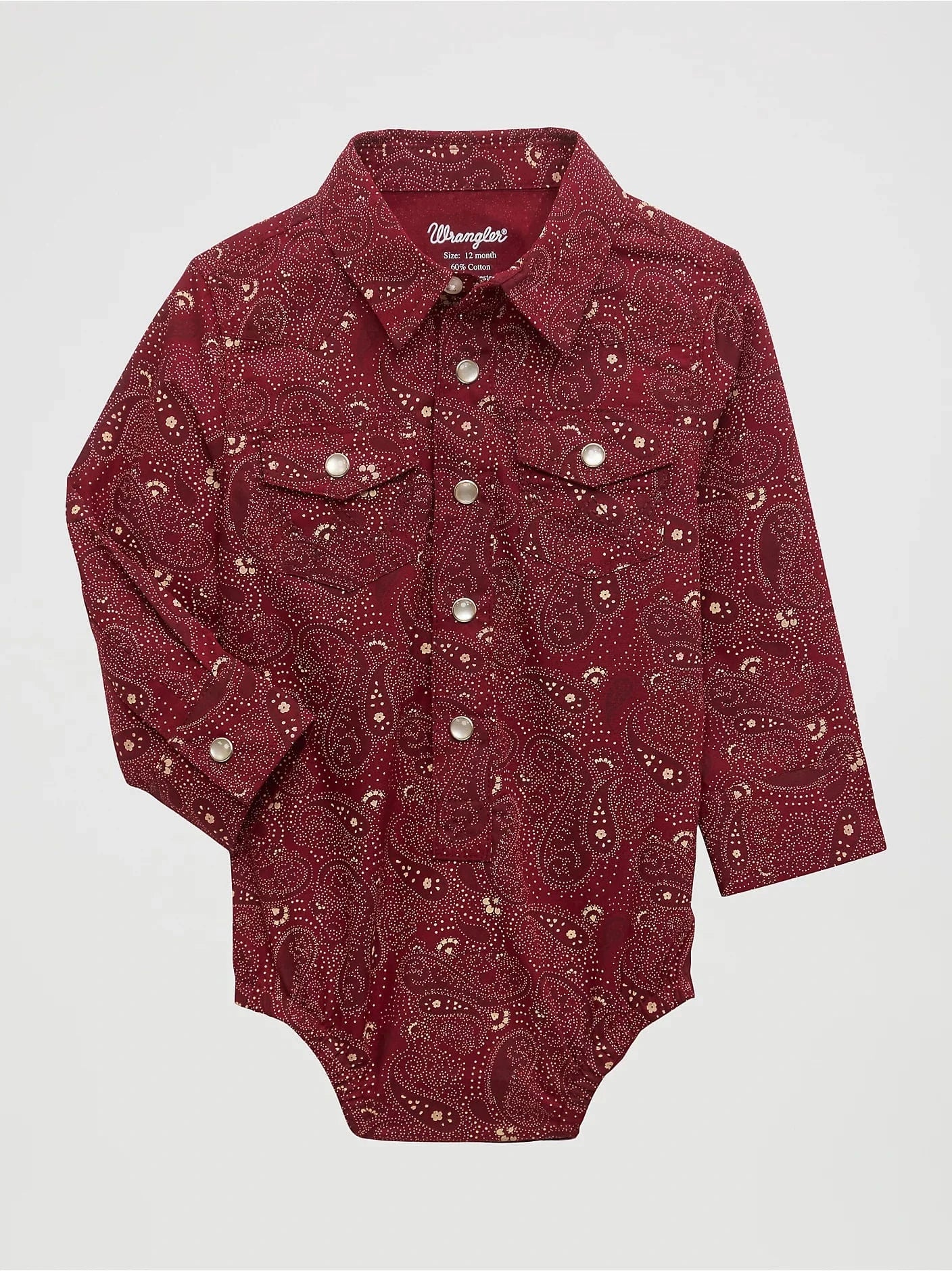 Boys' Infant Red Aztec Romper - Soft Cotton One-Piece Outfit for Baby Boys | Perfect for Playdates, Photoshoots & Everyday Wear