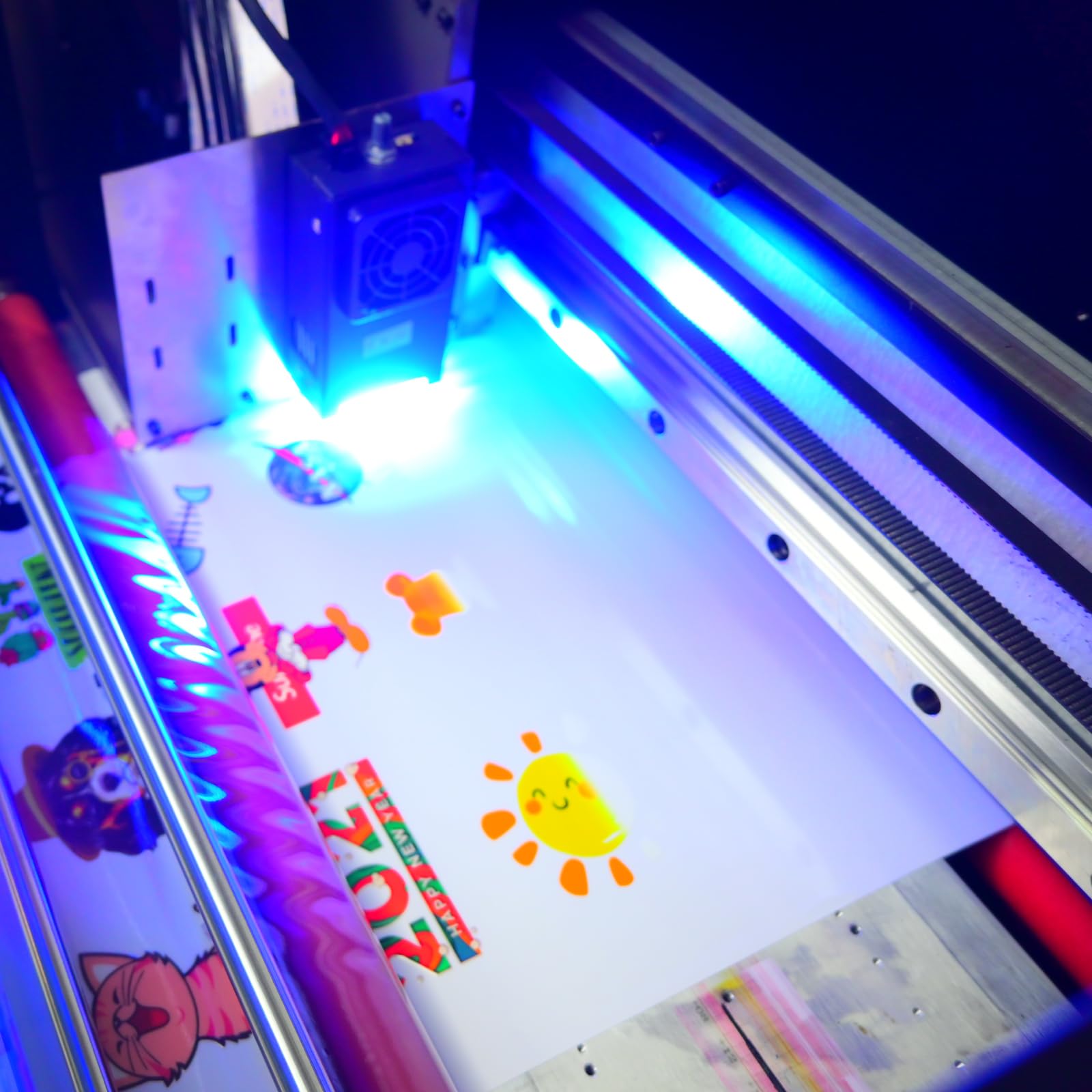 UV DTF Ink for UV DTF Printers - CMYKWV 5x500ML + 500ML Varnish (6 Bottles) - High-Quality AB Film Printing for Stickers, Labels & Decals - Perfect for DIY Crafts, Custom Apparel & Promotional Products