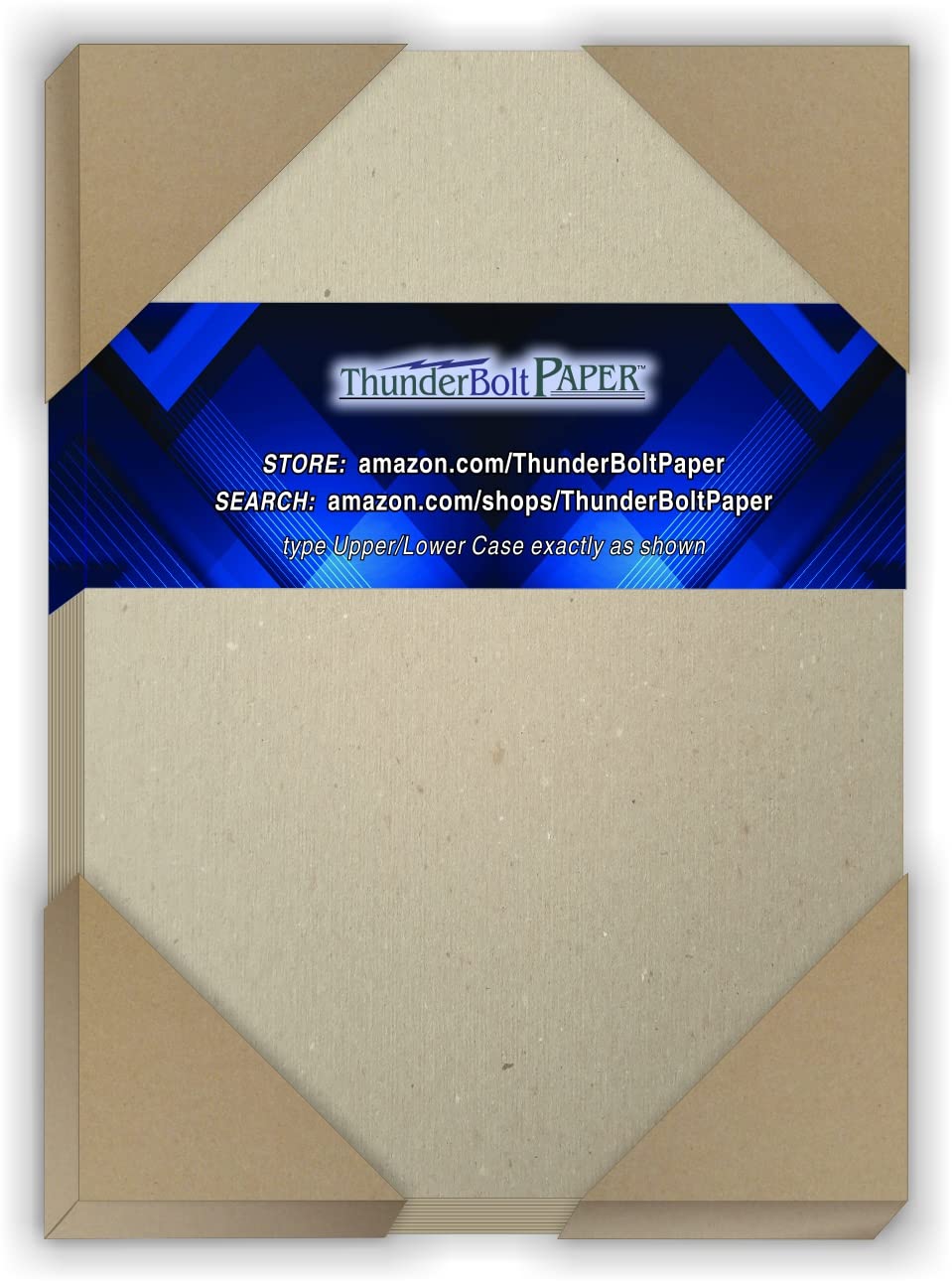 300 Sheets 46pt (Point) Chipboard - 5 x 7 Inches Heavy Weight Brown Kraft Cardboard for Crafts, Packaging, Scrapbooking & DIY Projects | Perfect for Photo Mounting, Card Making & Gift Boxes