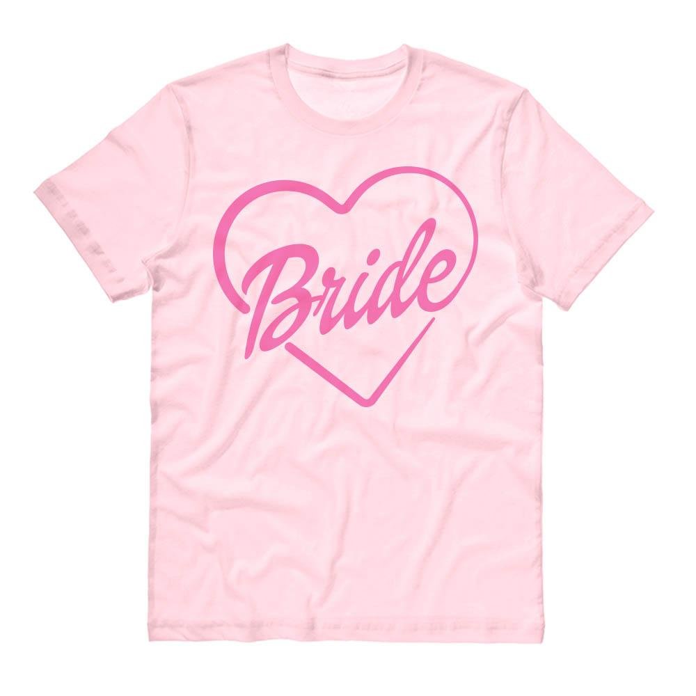 Unisex Bride Heart Shirt - Funny Wedding T-Shirt for Brides & Grooms - Perfect for Bachelorette Parties, Bridal Showers & Honeymoon
