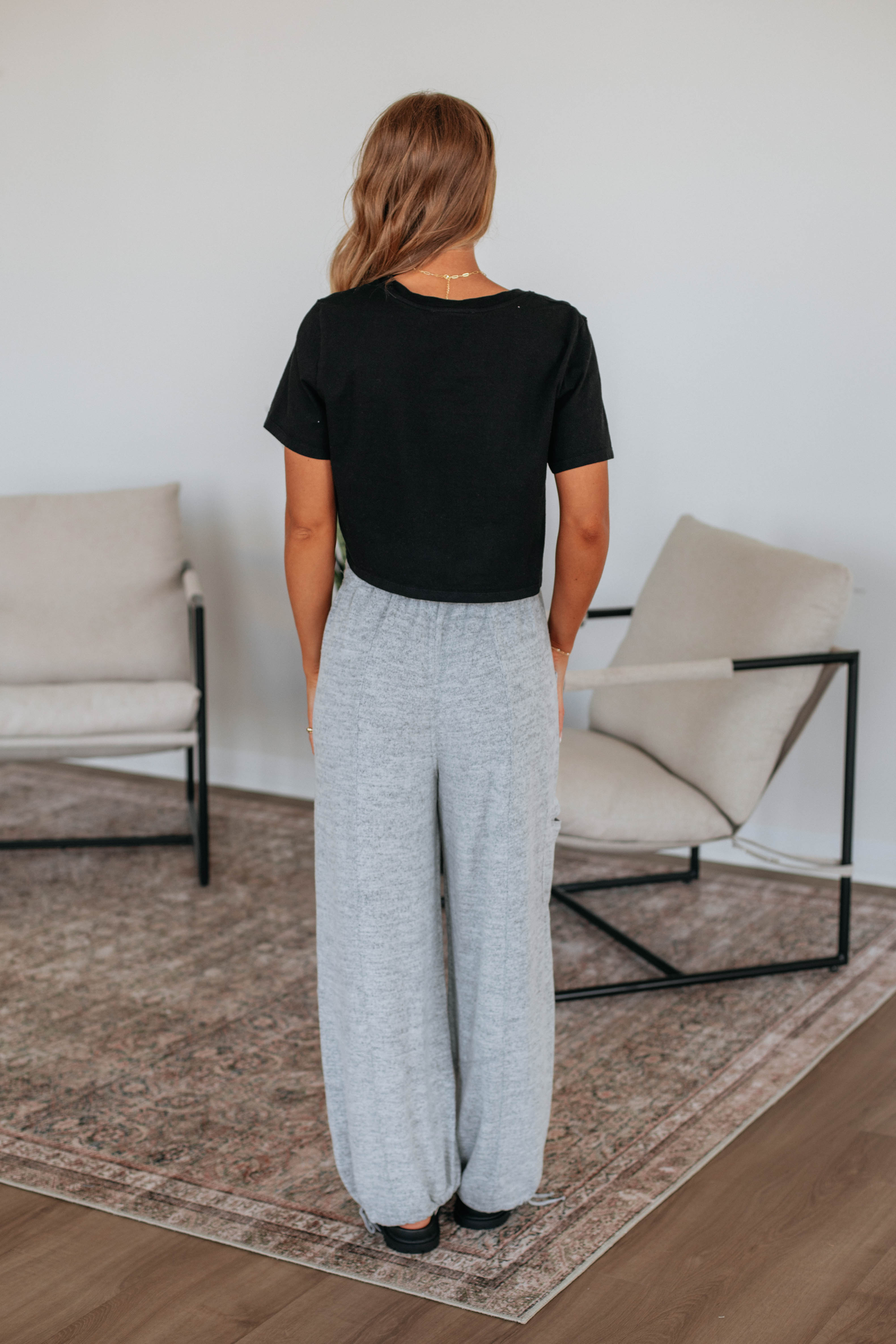 Bryden Lounge Joggers for Women - Soft Comfortable Fleece Sweatpants with Pockets, Heather Grey - Perfect for Yoga, Running, Travel & Relaxing at Home