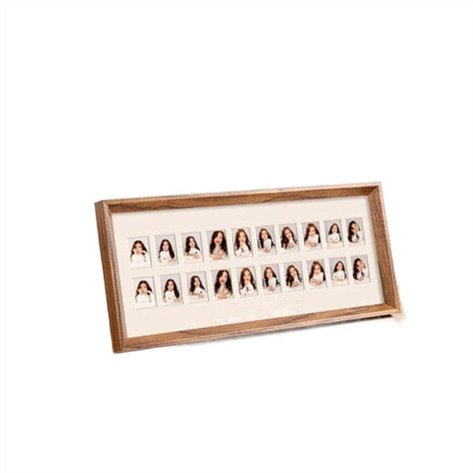 Creative Mini Wood Picture Frame - 1 Inch & 6 Inch Baby Photo Frames for Wall Display | Perfect for Nursery Decor, Baby Shower Gifts & Family Memories (Color: E-1 Inch Photo)