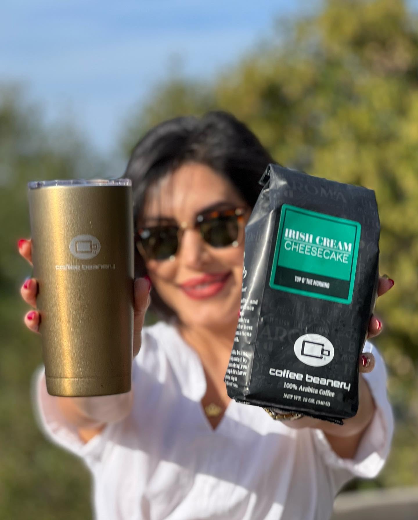 Irish Cream Cheesecake Flavored Arabica Coffee - Medium Roast Ground Coffee (12oz) for Automatic Drip - Perfect for Breakfast, Dessert Pairing & Office Brewing