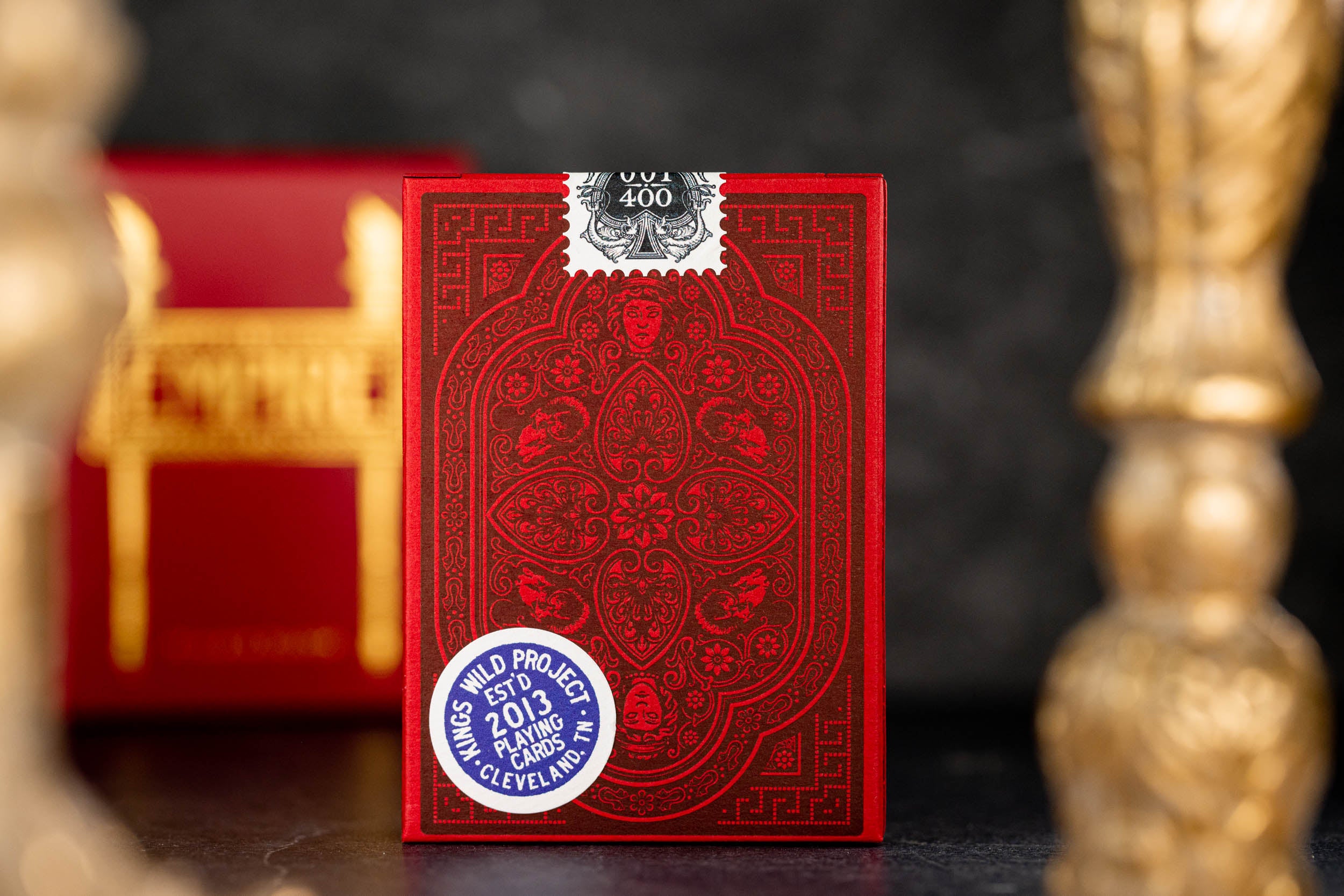EMPIRE Gilded Edition Luxury Playing Cards - Premium Gold Foil Poker Cards for Magic Tricks, Cardistry & Casino Nights | Elegant Card Game Accessories