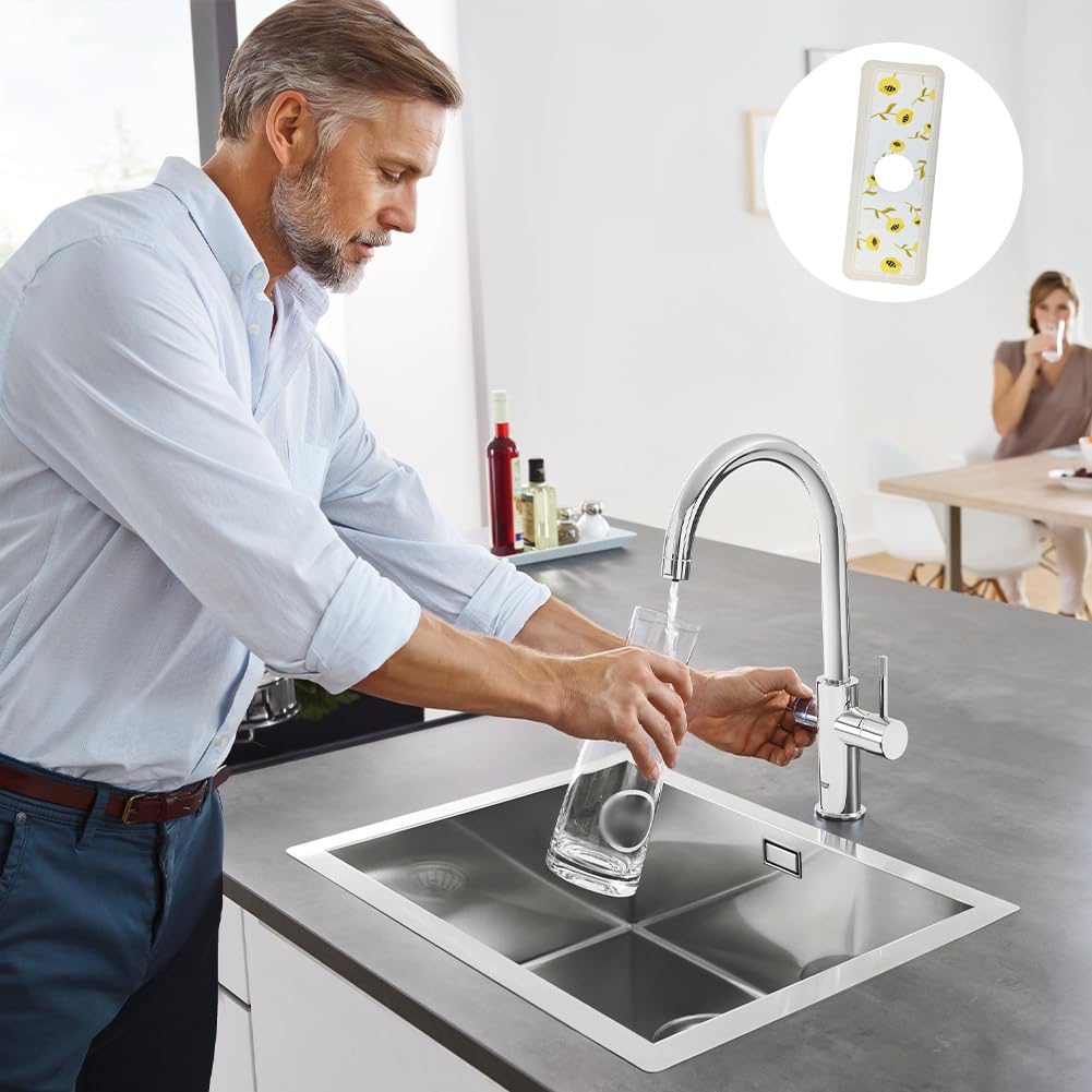 2-Pack Diatom Mud Sink Mat - Splash Guard for Kitchen & Bathroom Faucets - Quick-Dry & Absorbent