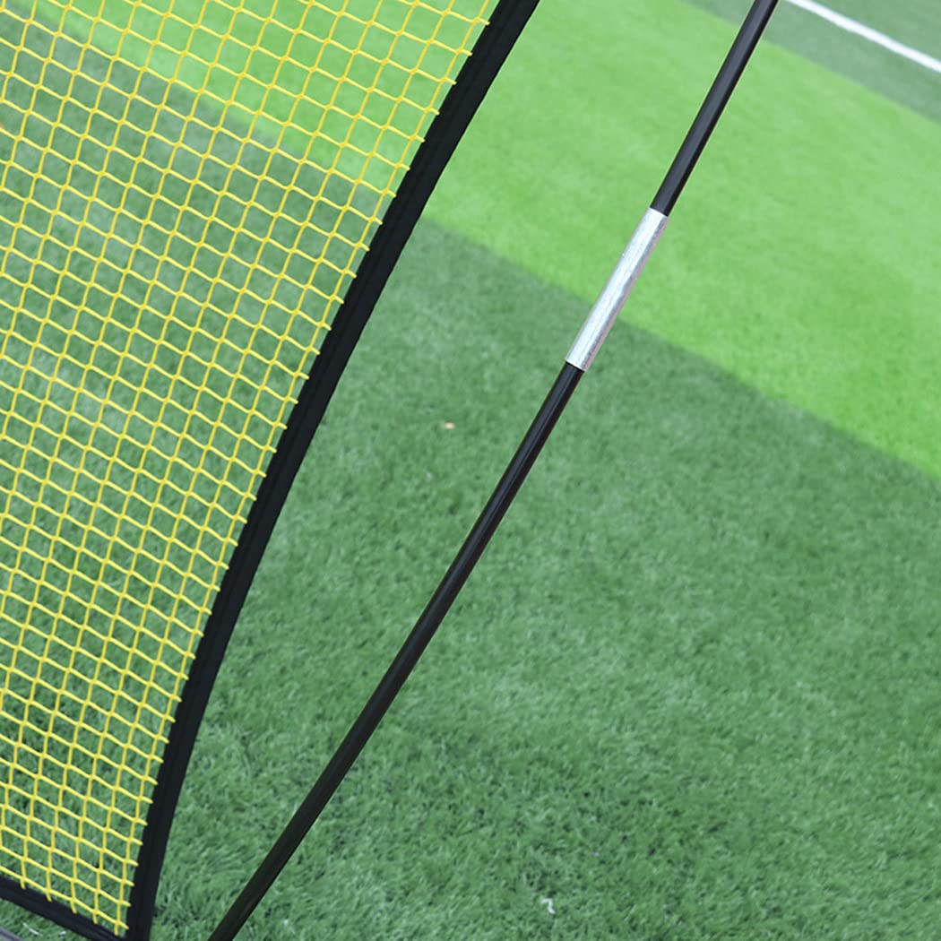 Baseball Pitchback Net - Portable Football & Baseball Rebounder Trainer for Throwing, Catching & Reaction Drills | Perfect for Backyard Practice, Training Sessions & Solo Drills