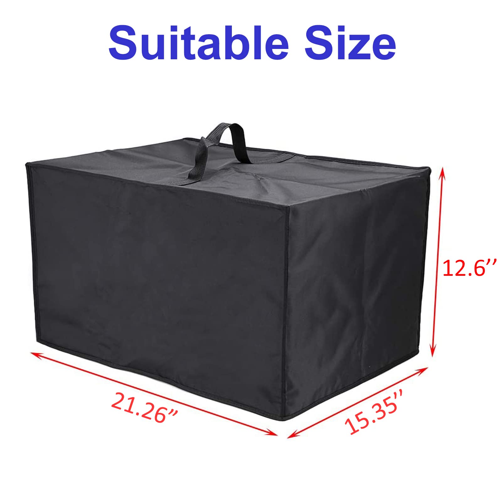 TRINENOX Heat-Resistant Waterproof Microwave Oven Cover - Dustproof Nylon Protector for Toaster Oven & Grill | Universal Printer Dust Cover for HP Pro 8610 - Perfect for Kitchen, Office & Home Appliances Protection