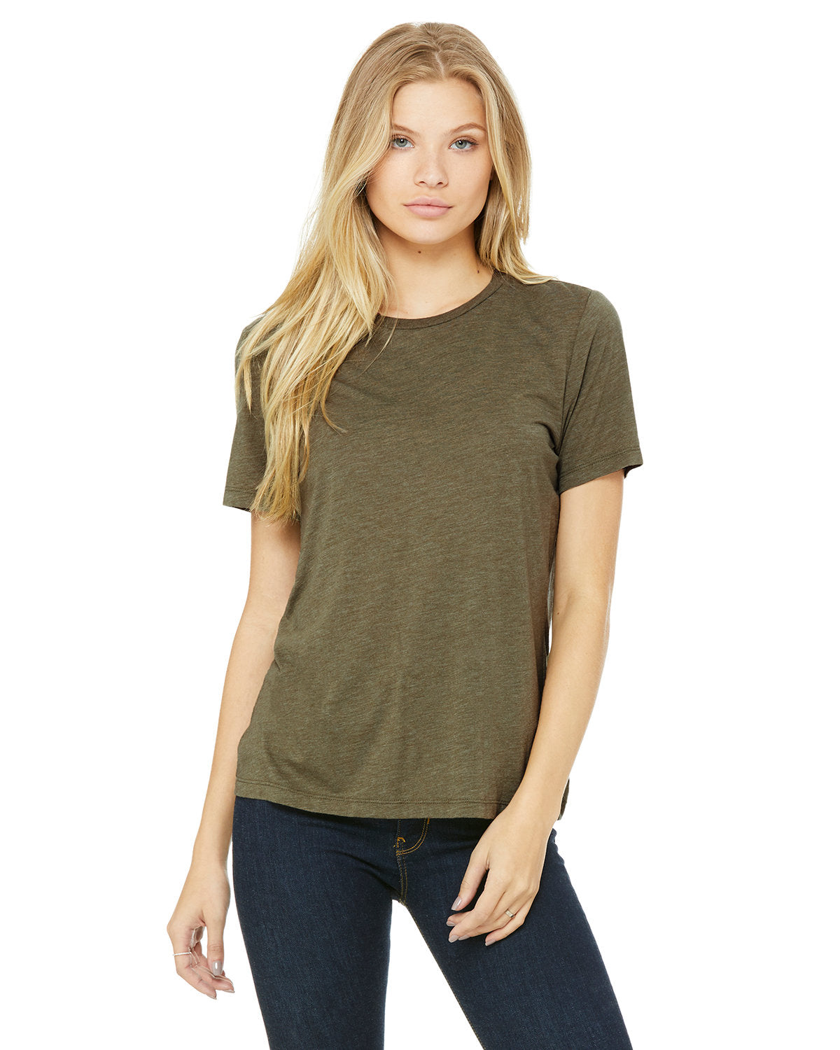 Bella + Canvas 6413 Women's Relaxed Triblend T-Shirt | Soft Comfortable Ladies Tee for Casual Wear, Workout & Everyday Outfits