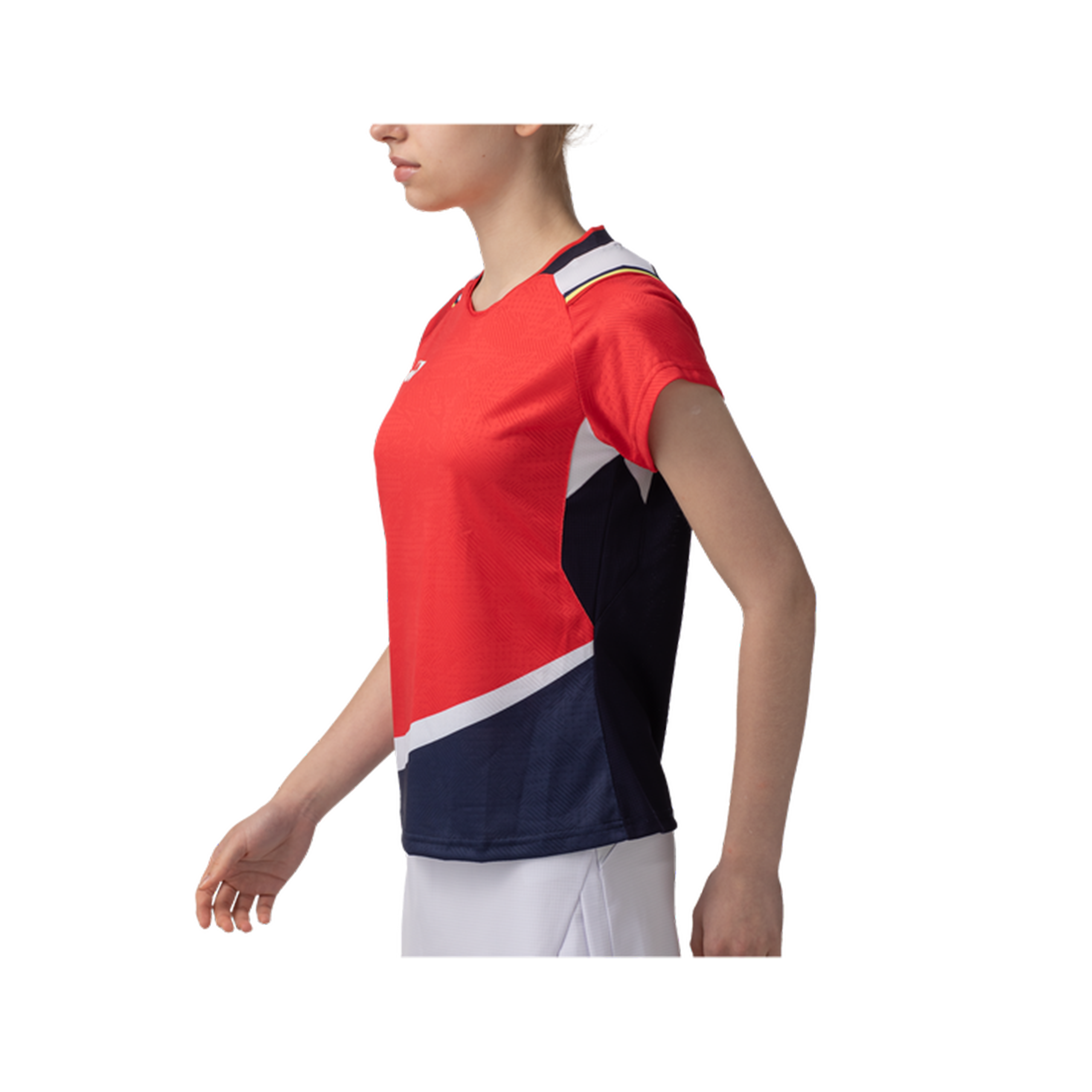 Yonex Premium Badminton Sports Shirt 20685 - Women's Ruby Red Performance Top for Tennis, Squash & Gym Workouts | Breathable & Comfortable Activewear