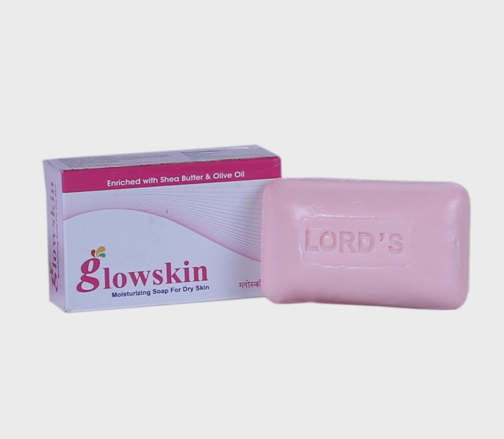 Lord's Glowskin Moisturizing Soap for Dry Skin - Hydrating & Nourishing Bar Soap (Pack of 6) | Gentle Cleansing for Sensitive Skin, Daily Face & Body Wash - Perfect for Winter Care & Dry Skin Relief