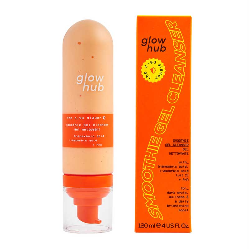 Glow Hub The C Ya Slayer Smoothie Gel Cleanser - Brightening Face Wash for Dark Spots & Acne | Gentle Exfoliating Cleanser for Glowing Skin | Perfect for Morning & Night Skincare Routine