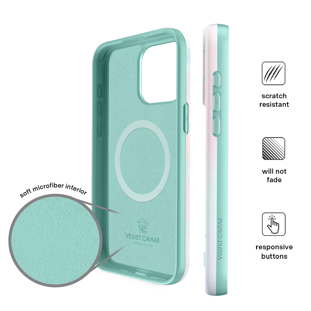 Aqua Angels iPhone Case - Waterproof & Shockproof Protective Cover for iPhone 12/13/14/15 Pro Max - Perfect for Outdoor, Swimming & Travel