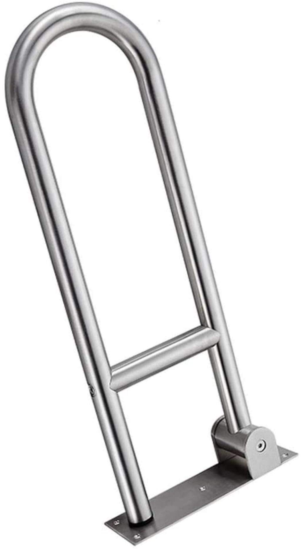 Non-Slip Foldable U-Shaped Bathroom Handle Towel Rail - Safety Support Armrest for Toilet, Shower & Bathtub - Ideal for Pregnant Women, Elderly & Kids - Perfect for Bathroom Safety & Accessibility