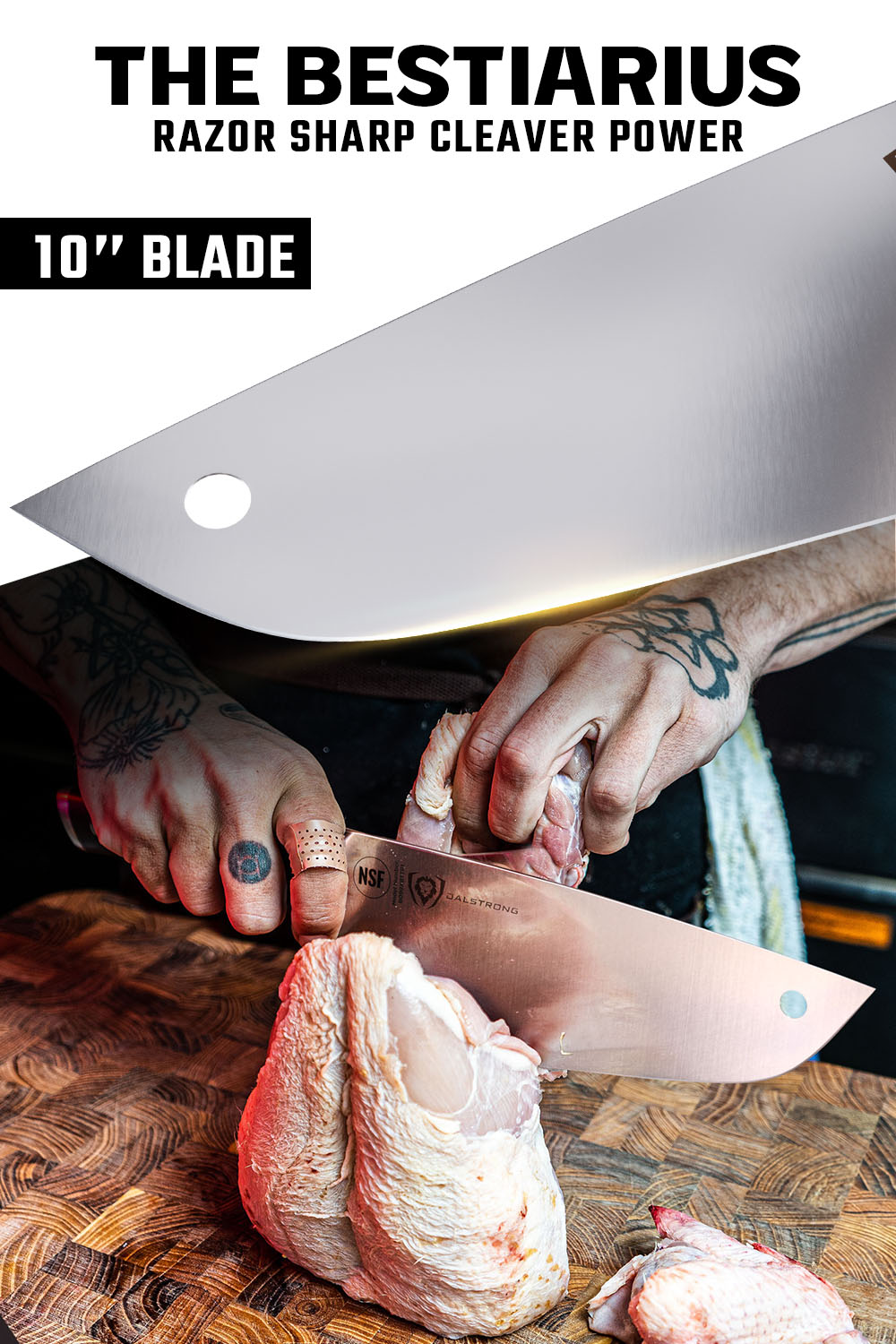 Dalstrong Gladiator Series ELITE Cleaver Knife 10