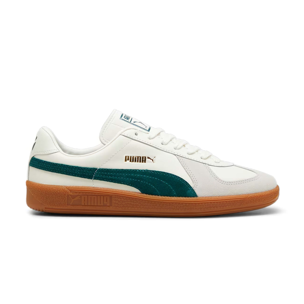 Army Trainer Sneakers - Warm White & Dark Myrtle Colorway | Comfortable Military-Style Shoes for Outdoor Hiking & Casual Wear