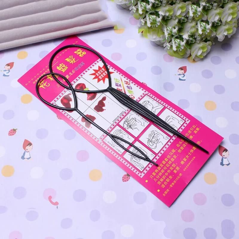 VSAKSH Hair Styling Tool Kit - Hair Loop, Braiding & Updo Ponytail Maker Set for Girls & Women | Perfect for French Braids, Ponytails & Everyday Hairstyles | Great Gift for Hair Enthusiasts