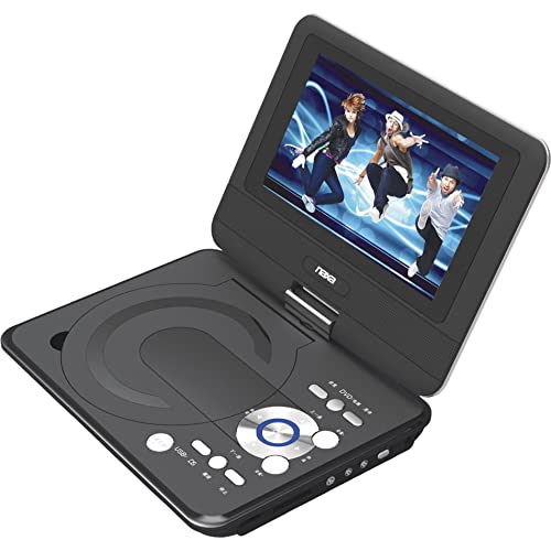 Naxa Electronics NPD-952 9-Inch Portable DVD Player with Swivel TFT LCD Screen, USB/SD/MMC Inputs - Perfect for Travel, Kids Entertainment & Home Use