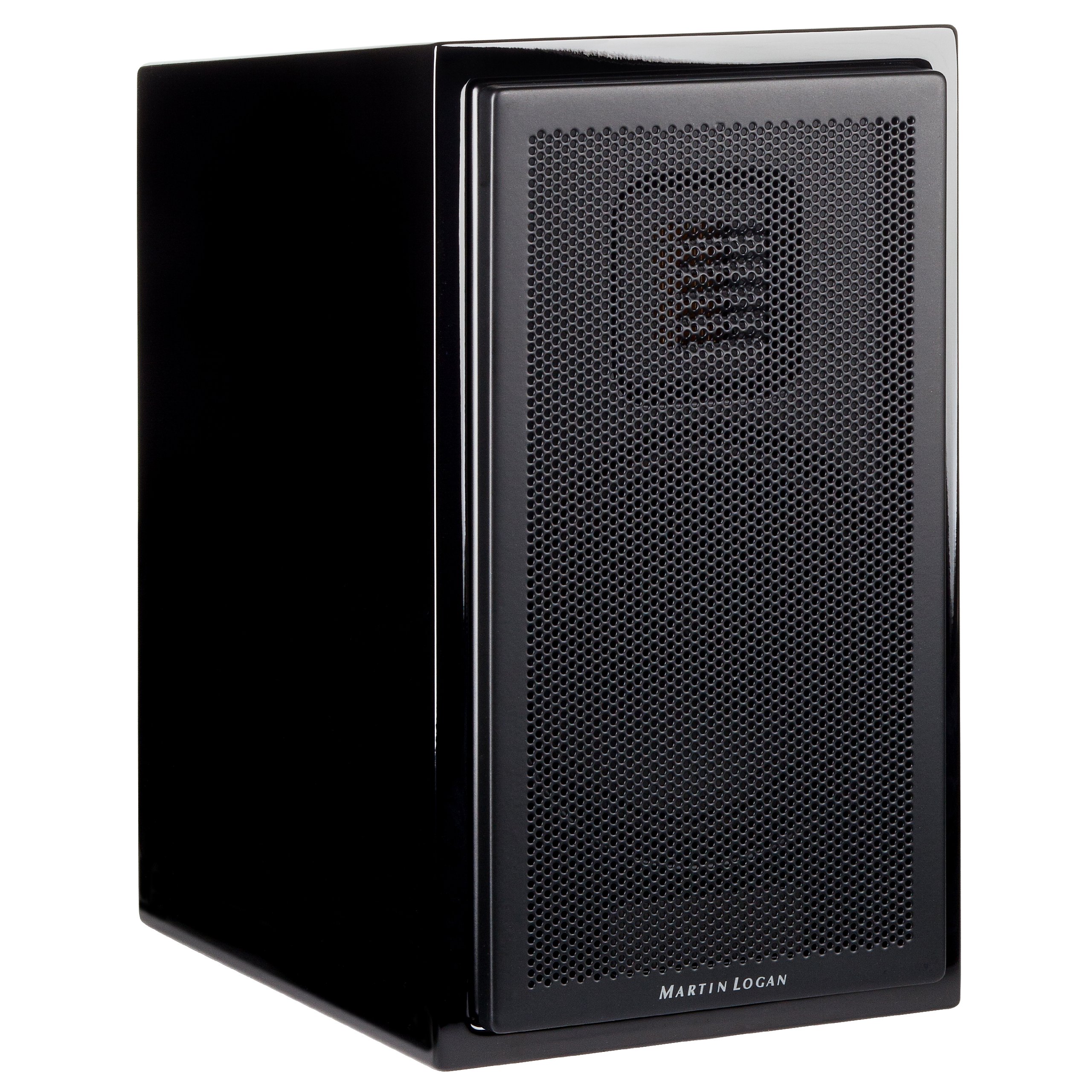 MartinLogan Motion 15 Gloss Black Bookshelf Speakers - High-End Audio for Home Theater & Music Listening | Perfect for Living Rooms, Studios & Audiophile Setups