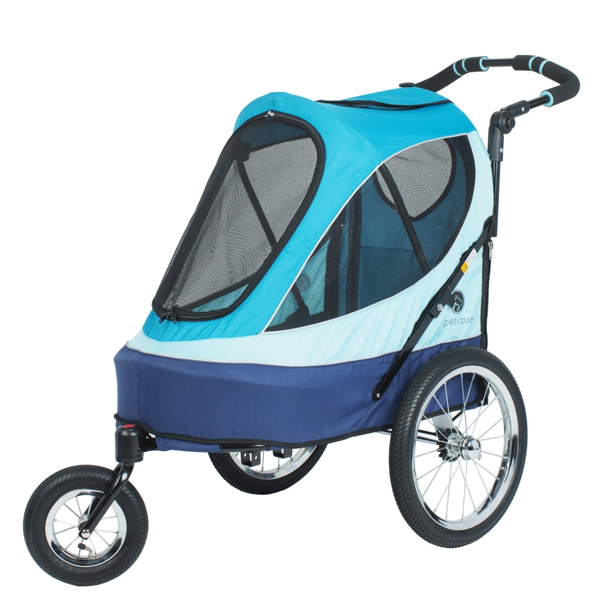 Premium Pet Jogging Stroller - Lightweight & Foldable Dog Stroller for Small to Medium Pets - Perfect for Running, Walking, Shopping & Outdoor Adventures