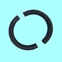 Cadillac 390 429 Rear Main Bearing Seal Set - High Quality Rubber Seal Kit for 1963-1967 Cadillac Deville & Eldorado - Perfect for Engine Rebuild & Restoration Projects