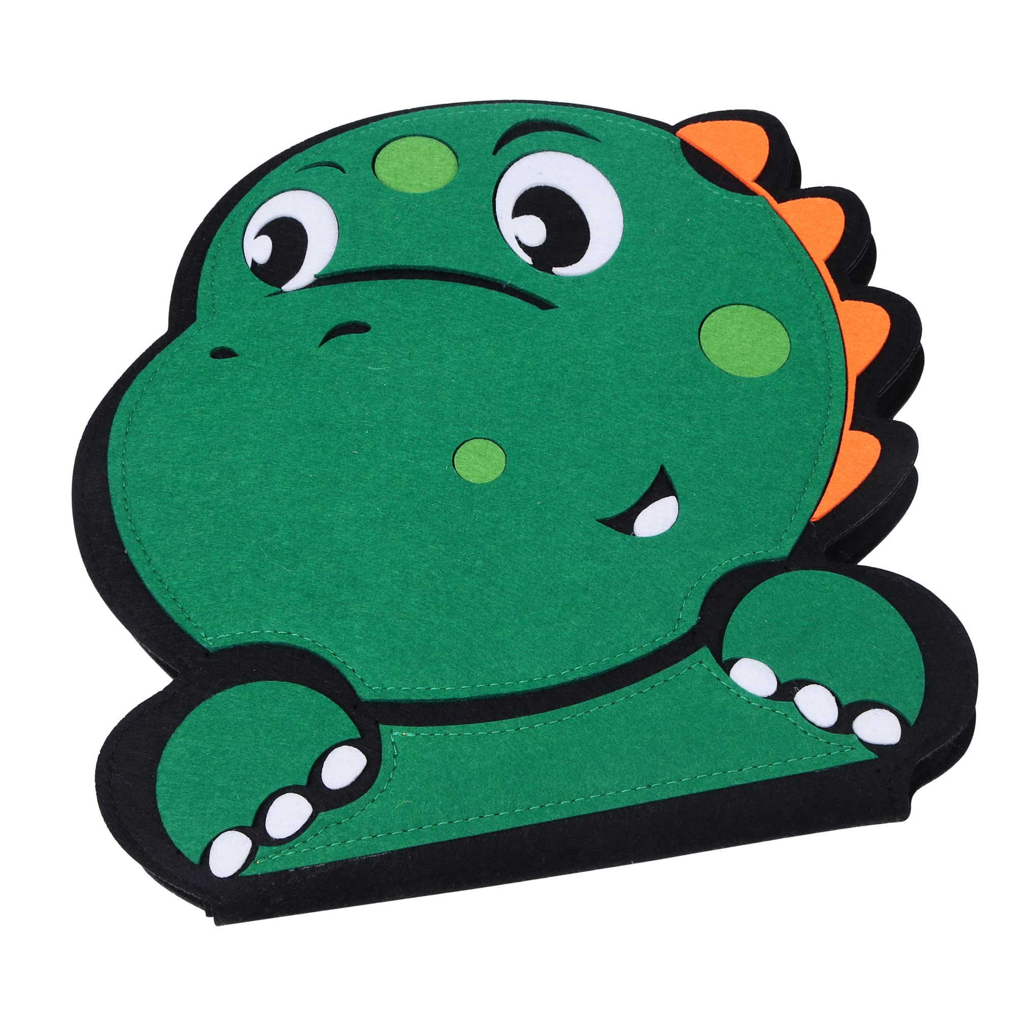 Montessori Busy Board for Toddlers - Dinosaur Sensory Activity Toy, Educational Travel Quiet Book for Preschool Kids, Develop Motor Skills - Perfect for Boys & Girls (Dinosaur Theme) - Ideal for Airplane Travel, Road Trips & Quiet Playtime