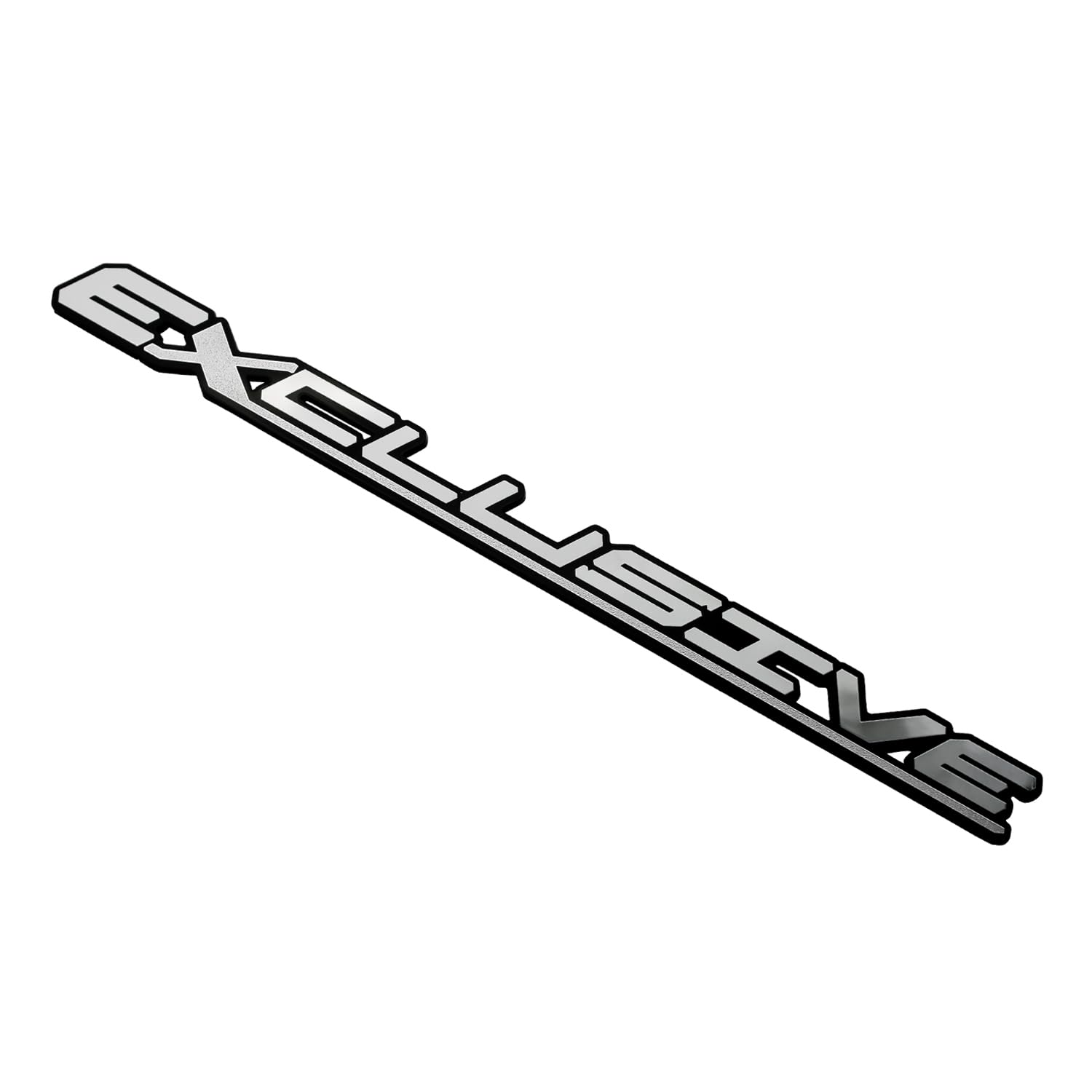 Premium Chrome Car Emblem Badge 70338 - Universal Fit for All Vehicles | Custom Handwriting Design for Car Enthusiasts | Perfect for Personalization, Gifts & Auto Upgrades