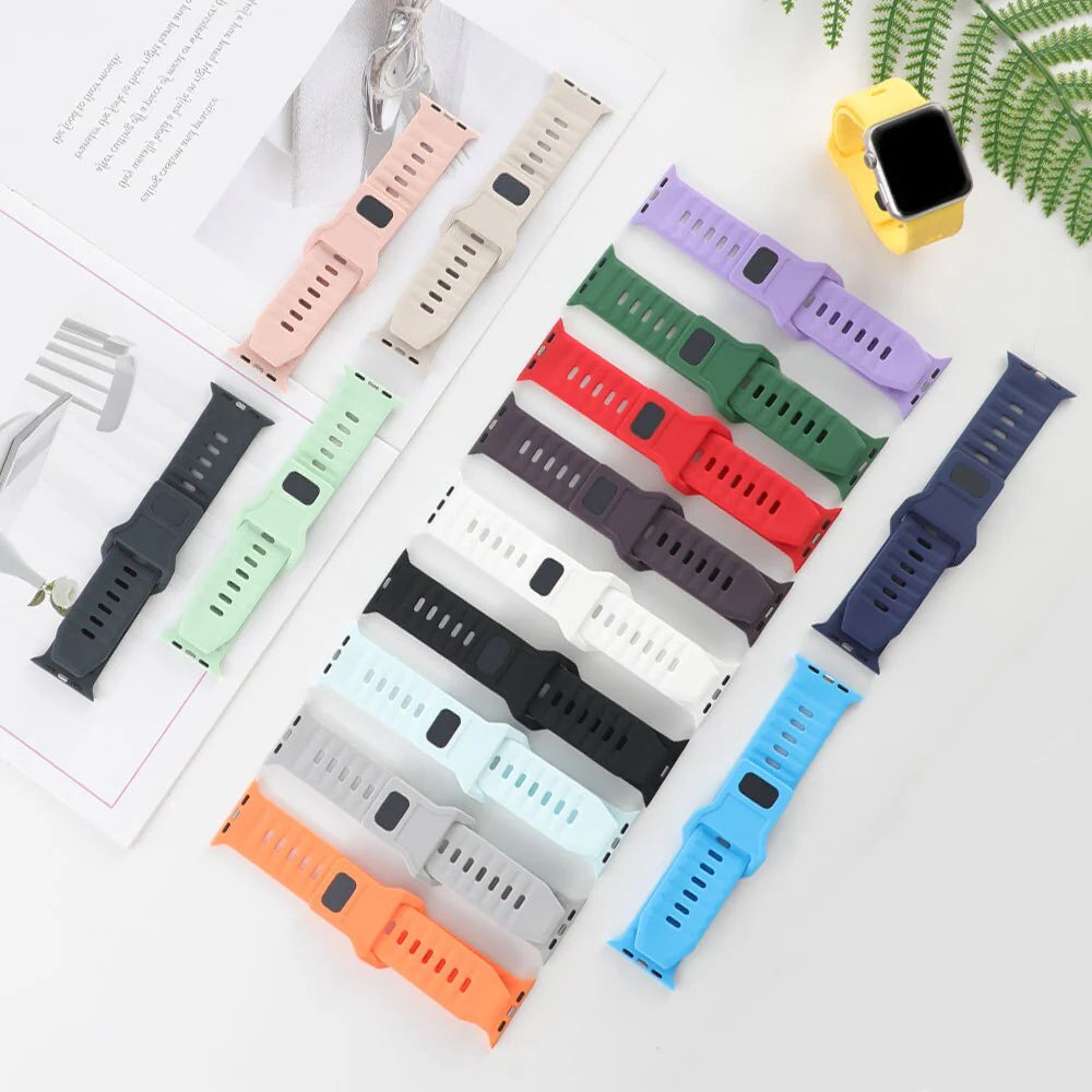 Durable Silicone Sports Bands for Running, Gym & Outdoor Activities - Sweatproof Fitness Wristband for Men & Women
