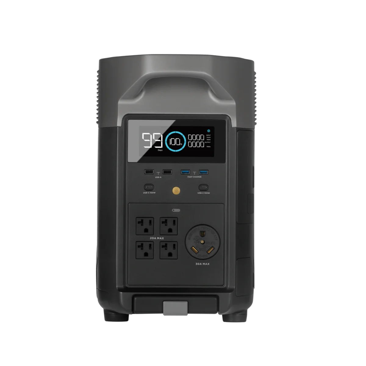 EcoFlow DELTA Pro Portable Power Station with Remote Control - Solar Generator for Home Backup, Camping & Outdoor Adventures