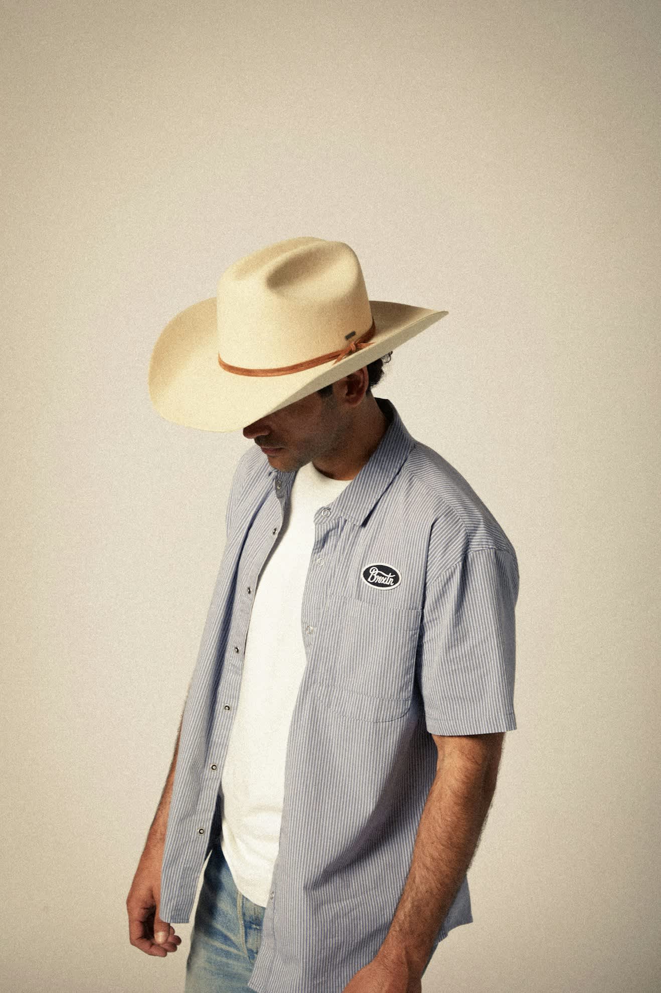 Authentic Laredo Cowboy Hat in Bone Color - Western Style Rancher Hat for Men & Women - Perfect for Rodeo, Country Music Festivals & Outdoor Adventures