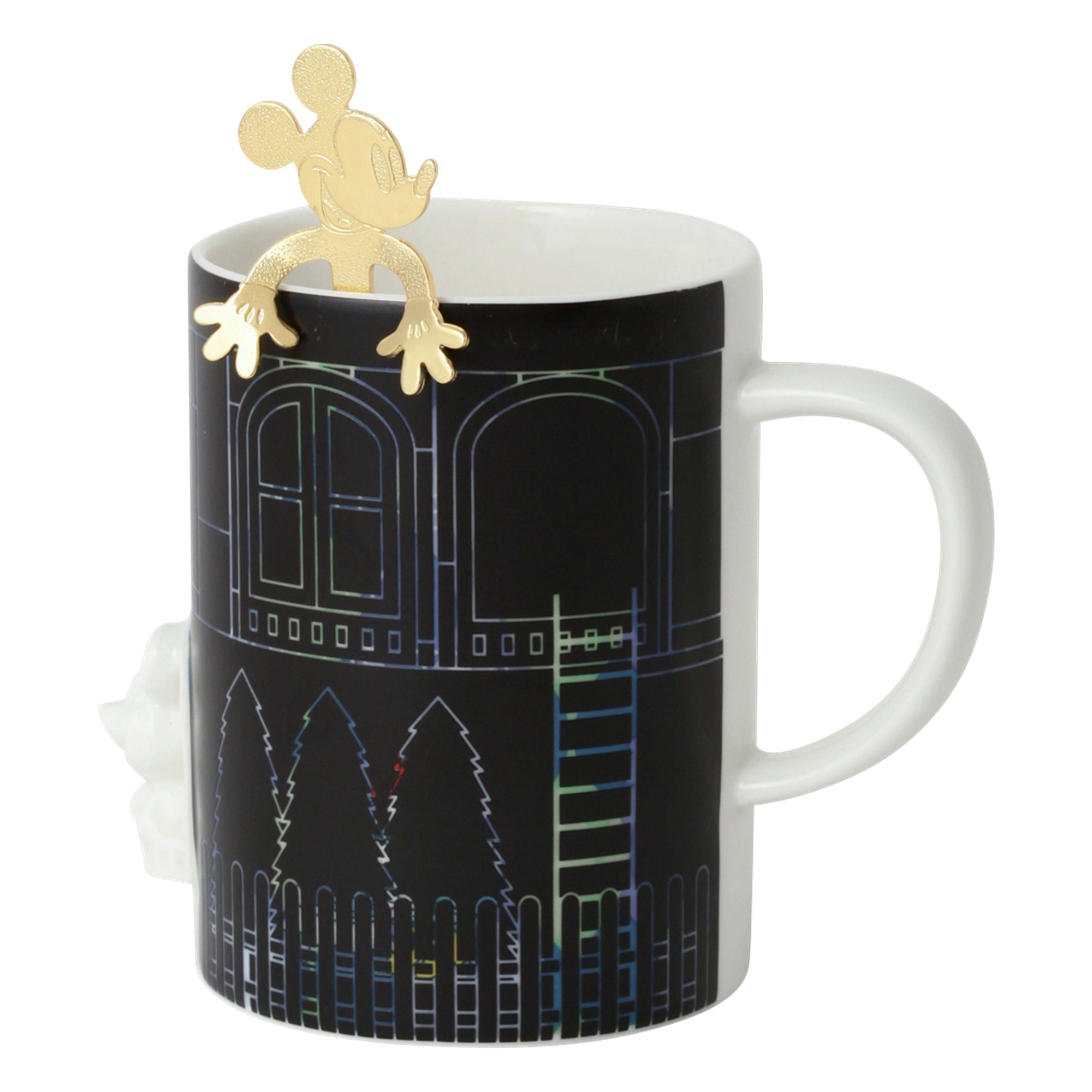 Disney Mickey Mouse Gold Coffee Spoon - Cute & Durable for Coffee, Tea, Desserts - Perfect for Disney Fans & Home Use