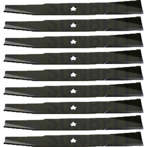 (9 Pack) Premium Medium Lift Replacement XHT Lawn Mower Blades - Fits Oregon 195-003 | 19.3125