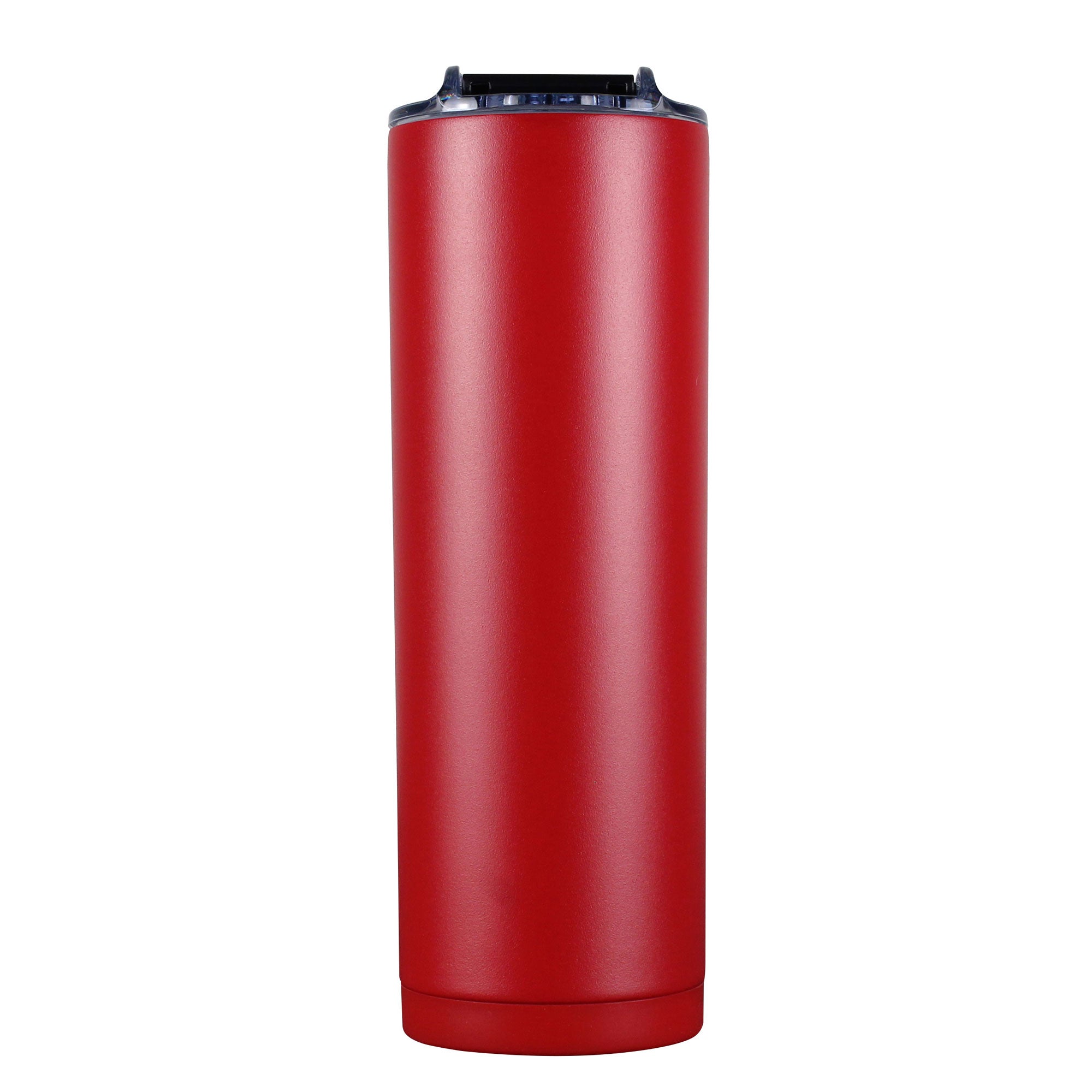 20oz Skinny Tumbler with Lid and Straw - Insulated Stainless Steel Travel Mug for Hot & Cold Drinks - Perfect for Coffee, Tea, Water - Gym, Office, Commute, Hiking