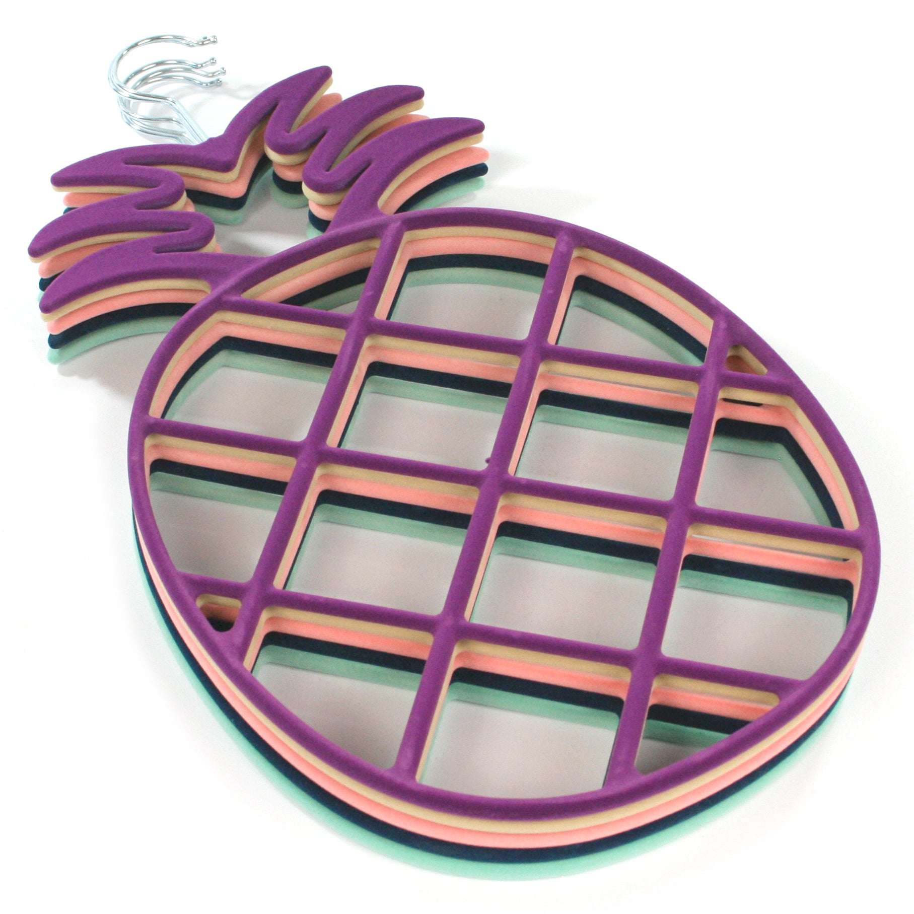 Pineapple Shaped Scarf Hanger - Stylish and Functional Closet Organizer for Scarves, Shawls, and Accessories - Perfect for Bedroom, Closet, or Dorm Decor