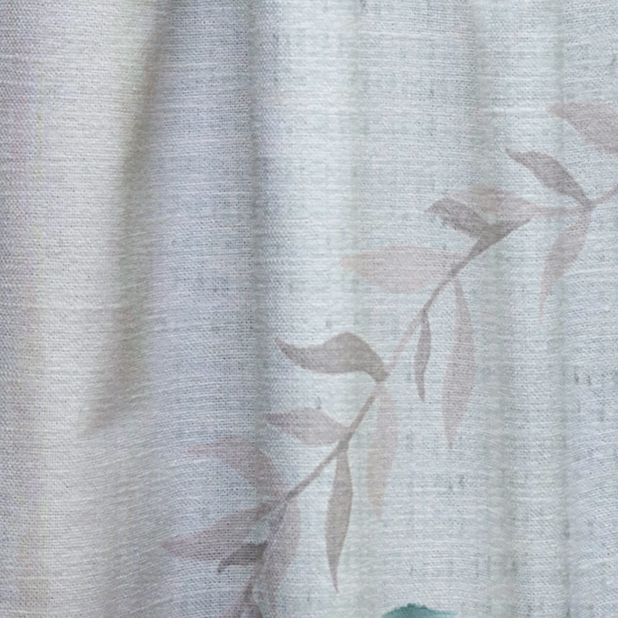 Farmhouse Floral Blackout Curtains - Thermal Insulated Single Panel 52x90 - Elegant Window Drapes for Bedroom & Living Room - Perfect for Home Decor & Light Control