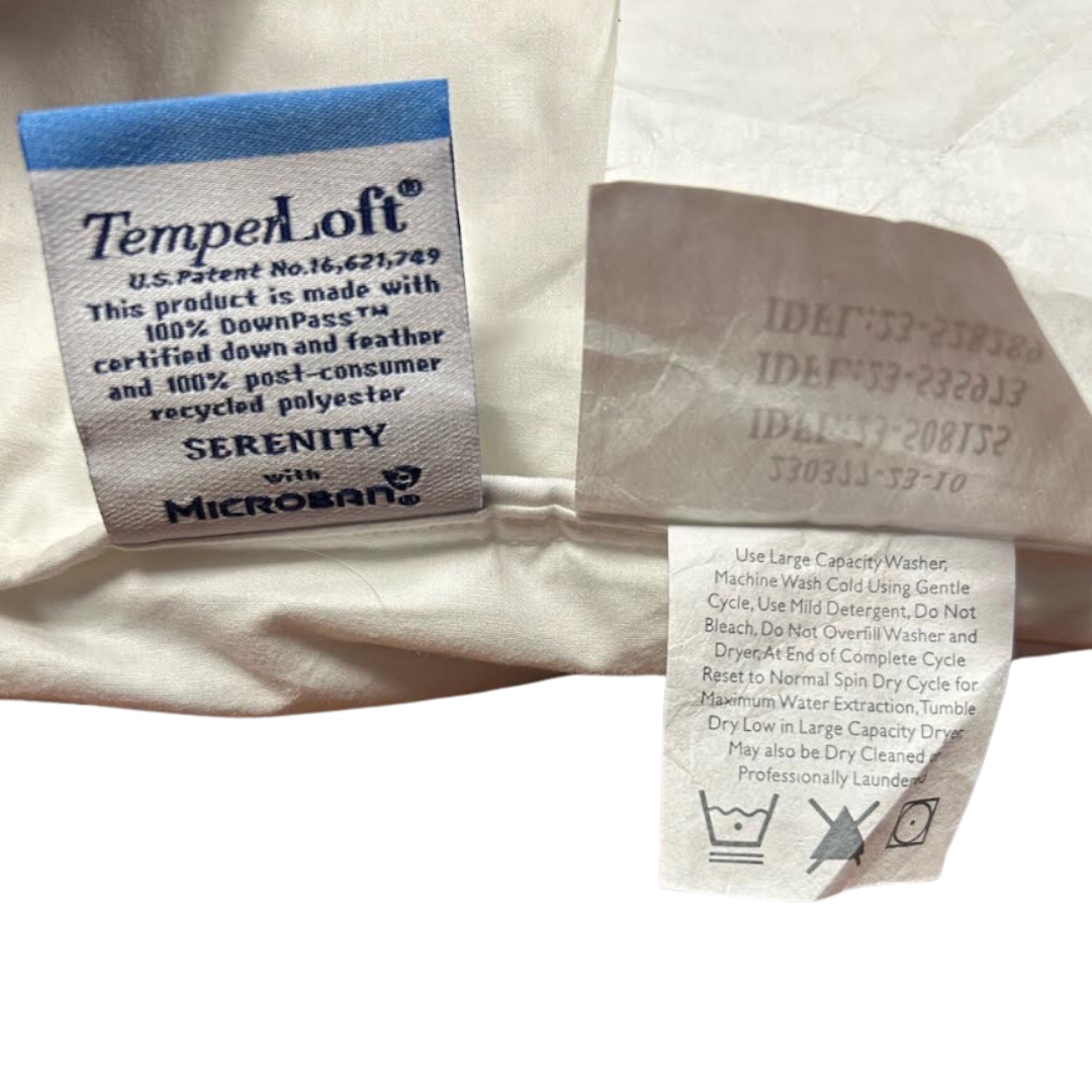 Premium Temperloft Down & Down Alternative Pillow - Hotel Quality Luxury Bedding for Side, Back & Stomach Sleepers - Perfect for Home, Travel & Guest Rooms