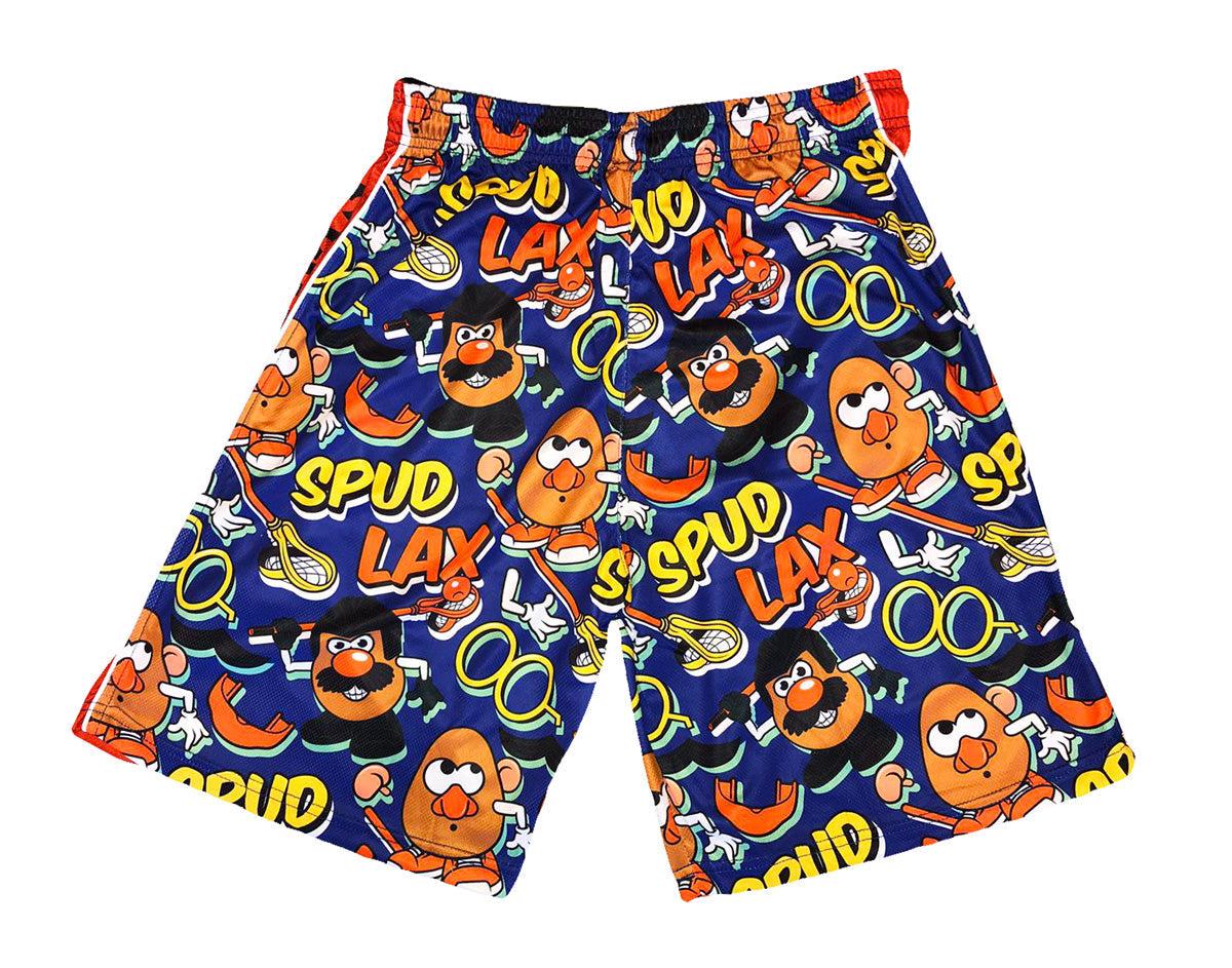 Boys Lacrosse Spuds Attack Shorts - Lightweight & Breathable for Training & Games - Perfect for Youth Lacrosse Players