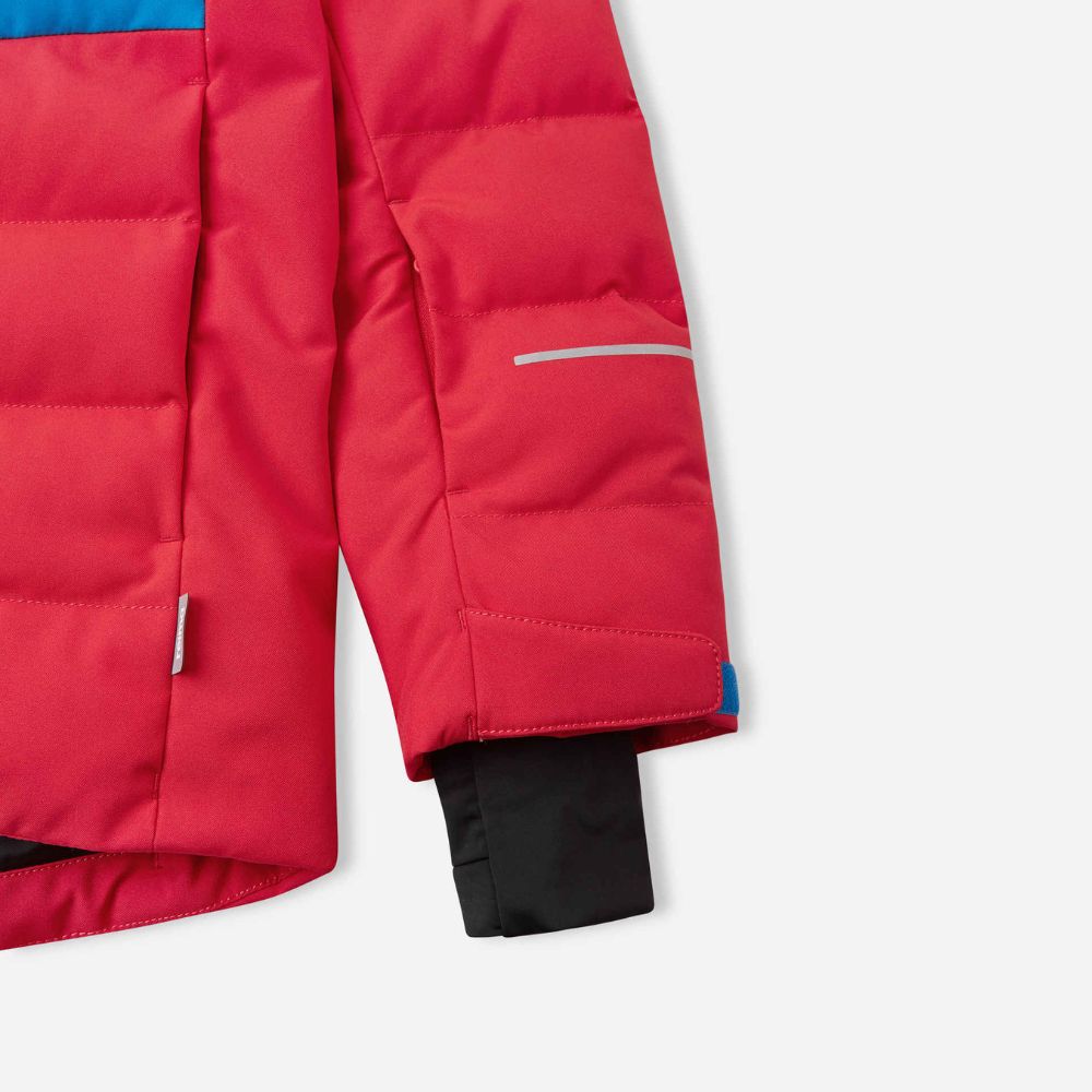 Reima Kuosku Boys Ski Jacket - Waterproof Winter Jacket for Kids, Tomato Red | Warm Snow Jacket for Skiing, Snowboarding & Outdoor Winter Activities