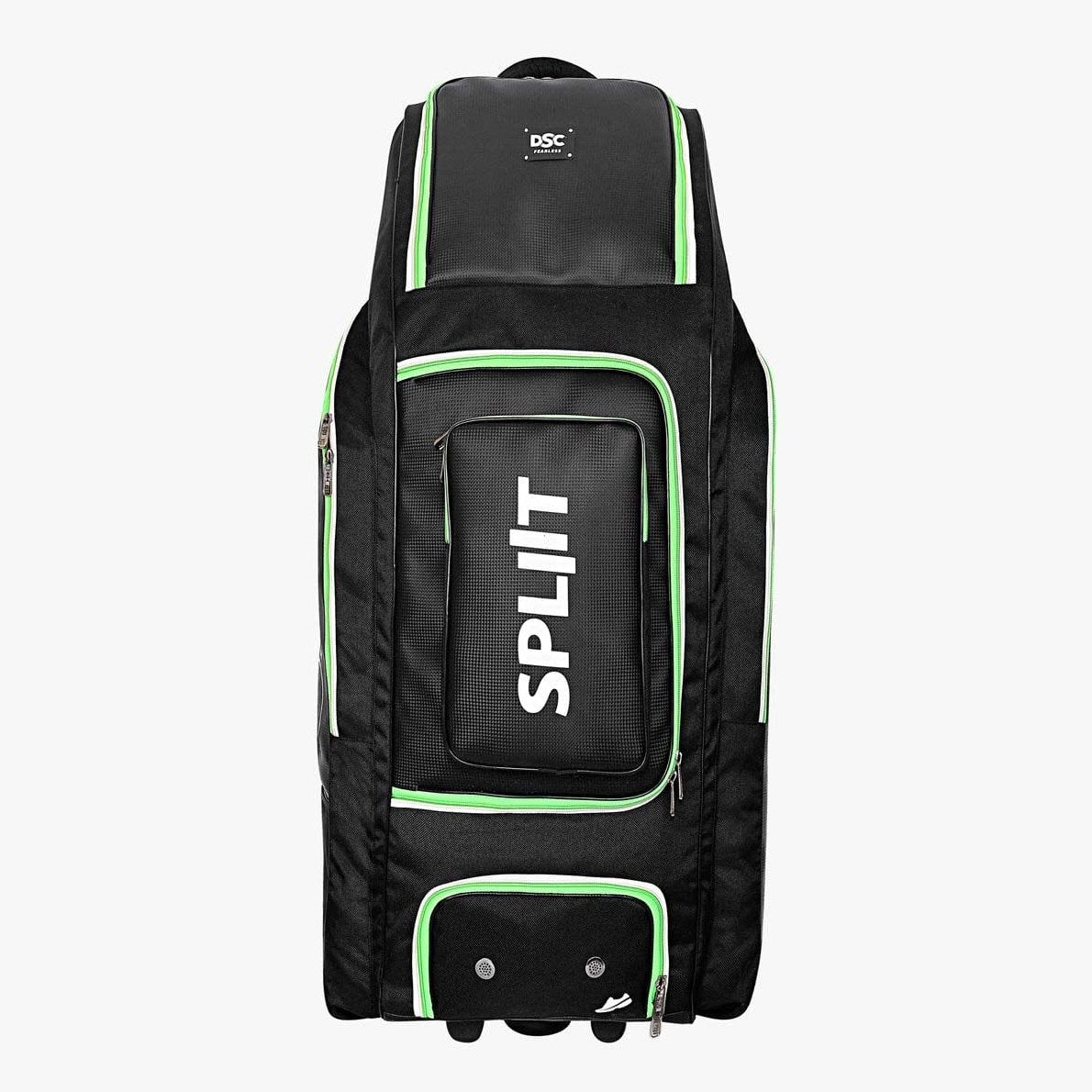 Premium DSC Split Duffle Cricket Bag with Wheels - Lightweight & Durable for Travel, Practice & Matches | Perfect for Cricket Players & Enthusiasts