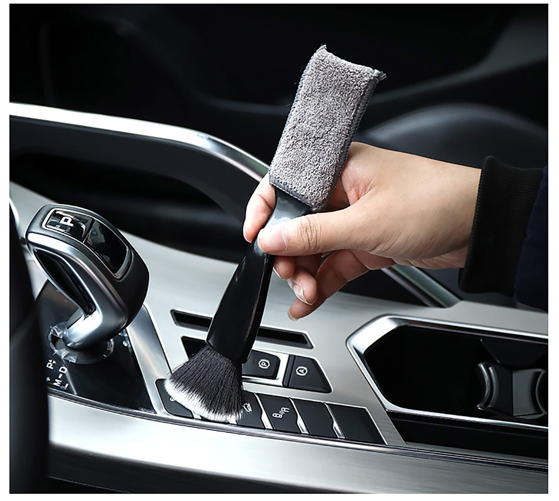 Premium Car Detail Brush Set - Auto Interior Cleaning Tools for Vents, Dash & Seats - Perfect for Car Detailing & Deep Cleaning