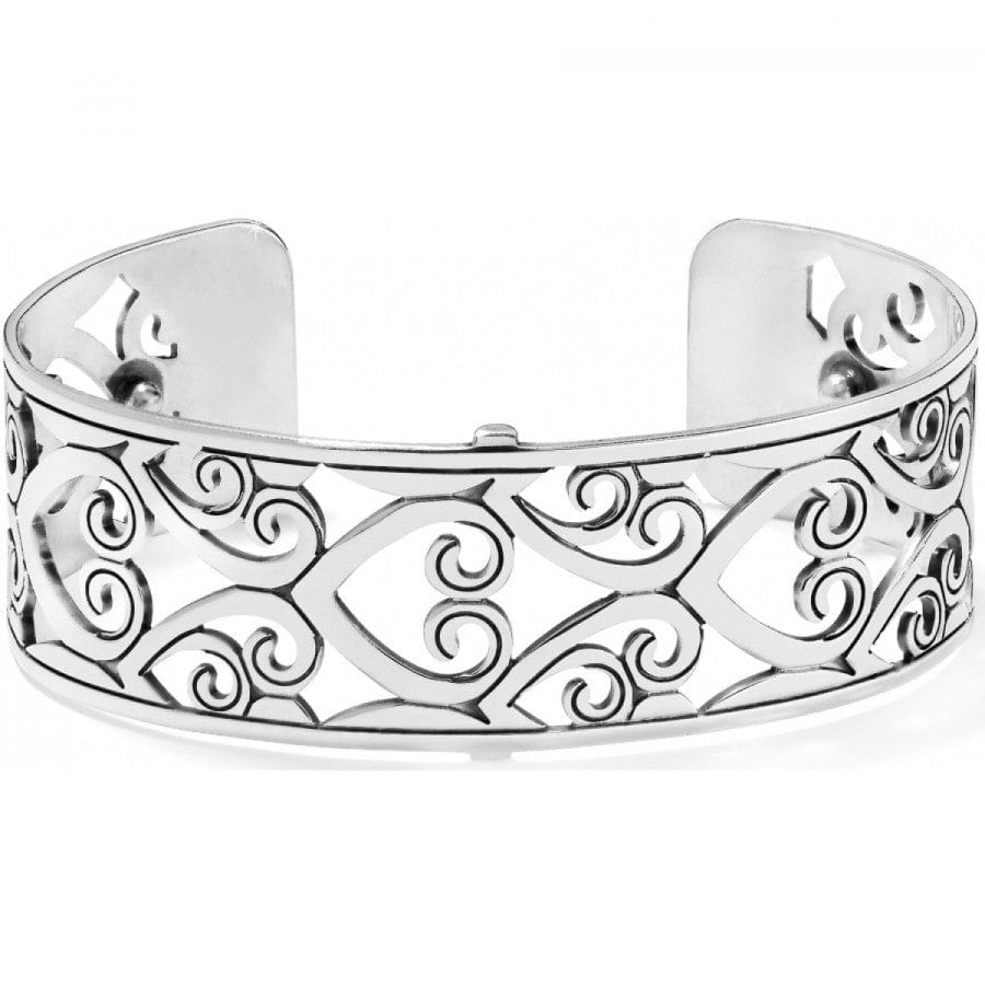 Christo Madrid Narrow Cuff Bracelet for Women - Elegant Silver Bangle with Adjustable Fit - Perfect for Everyday Wear, Office & Special Occasions