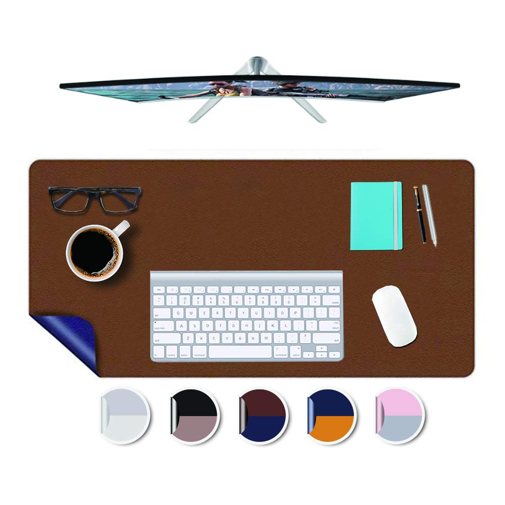 Premium Faux Leather Desk Mat - 24x36